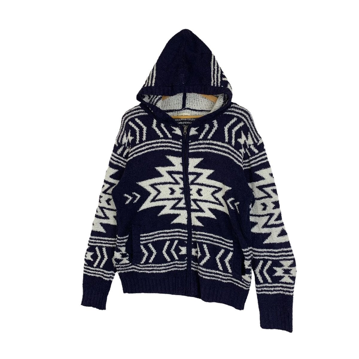 Japanese Brand × Vintage CUBE SUGAR Navajo Japanese Knitwear Hoodie Sweater Jacket Size US M / EU 48-50 / 2 - 4 Thumbnail