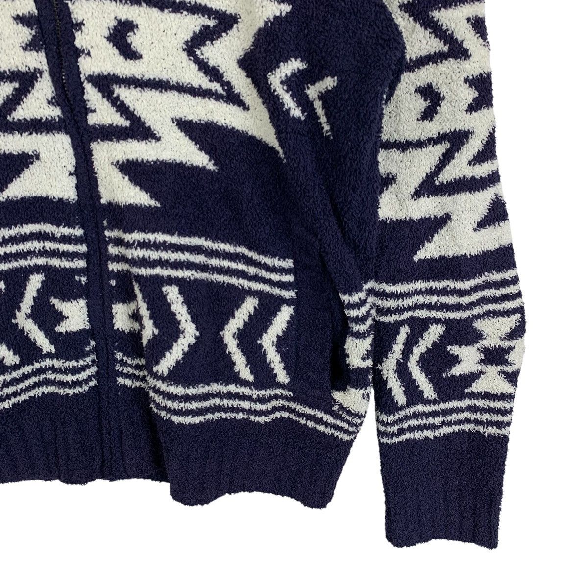 Japanese Brand × Vintage CUBE SUGAR Navajo Japanese Knitwear Hoodie Sweater Jacket Size US M / EU 48-50 / 2 - 9 Thumbnail
