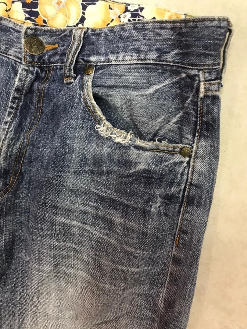 Japanese Brand Unbrand denim pants with lucky koi embroidery Size US 34 / EU 50 - 10 Thumbnail