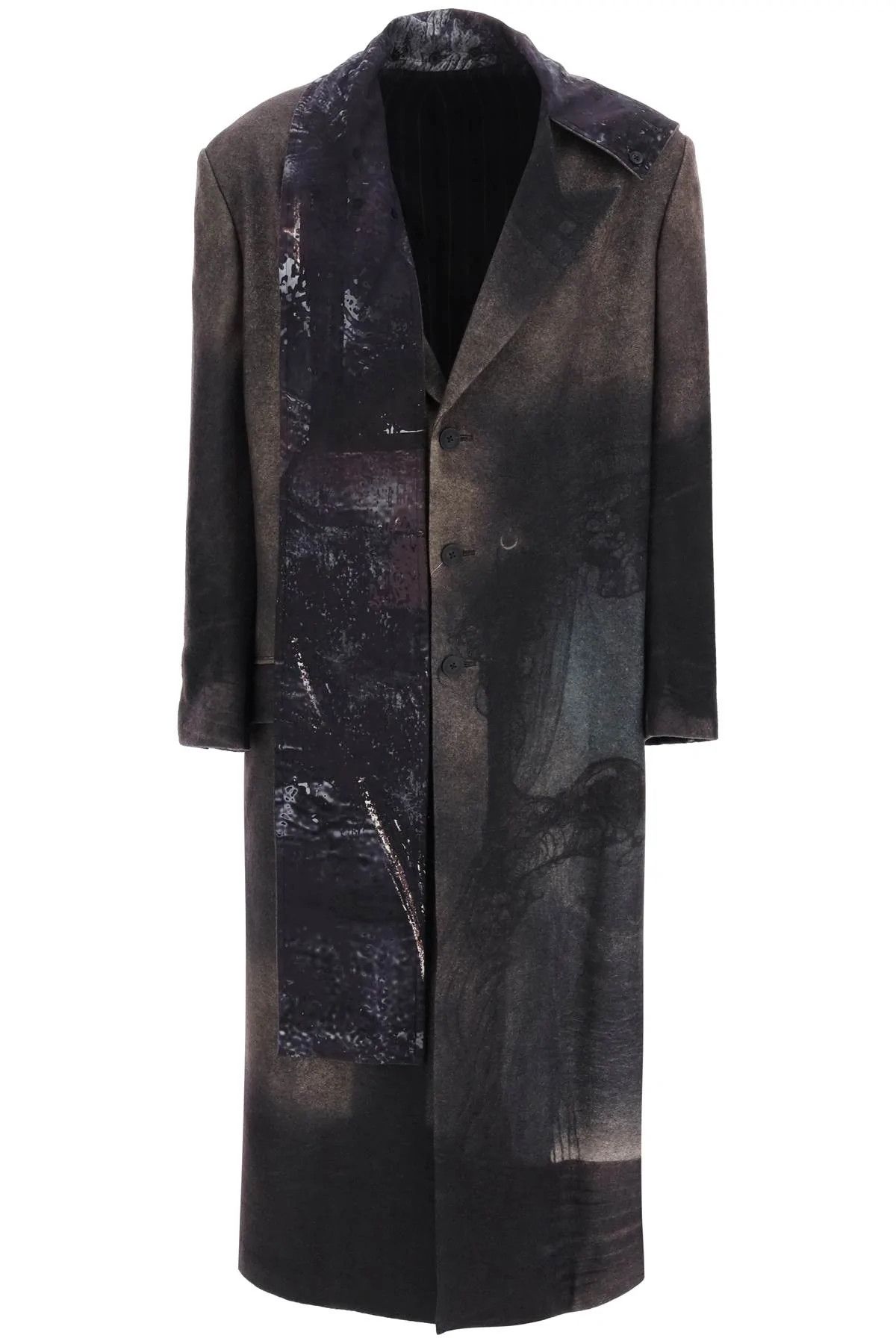 Pre-owned Yohji Yamamoto Coats In Multicolor