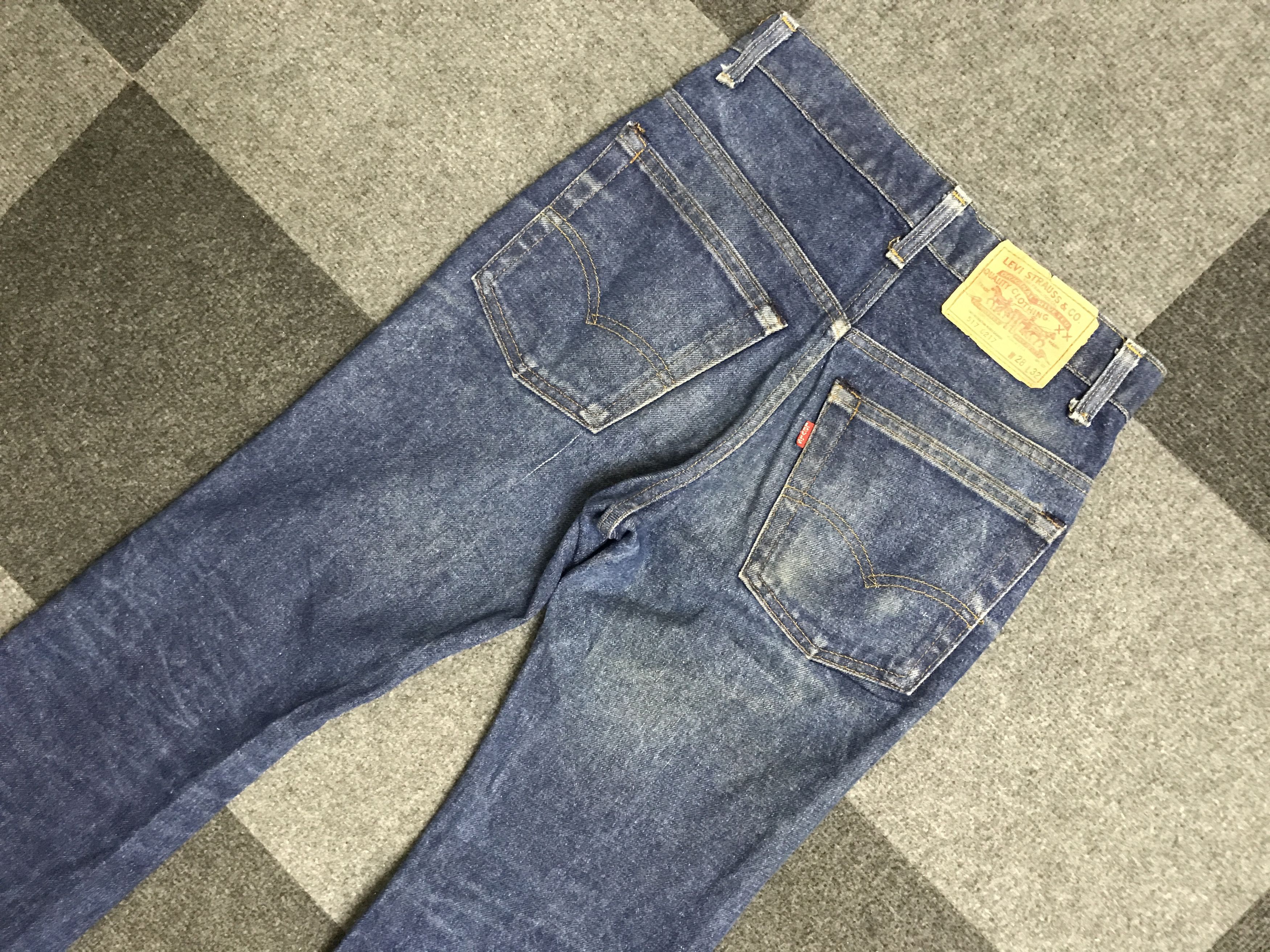 Levi's VL175- Vtg Levis 517 Flare Blue Wash Jeans Size US 27 - 8 Thumbnail