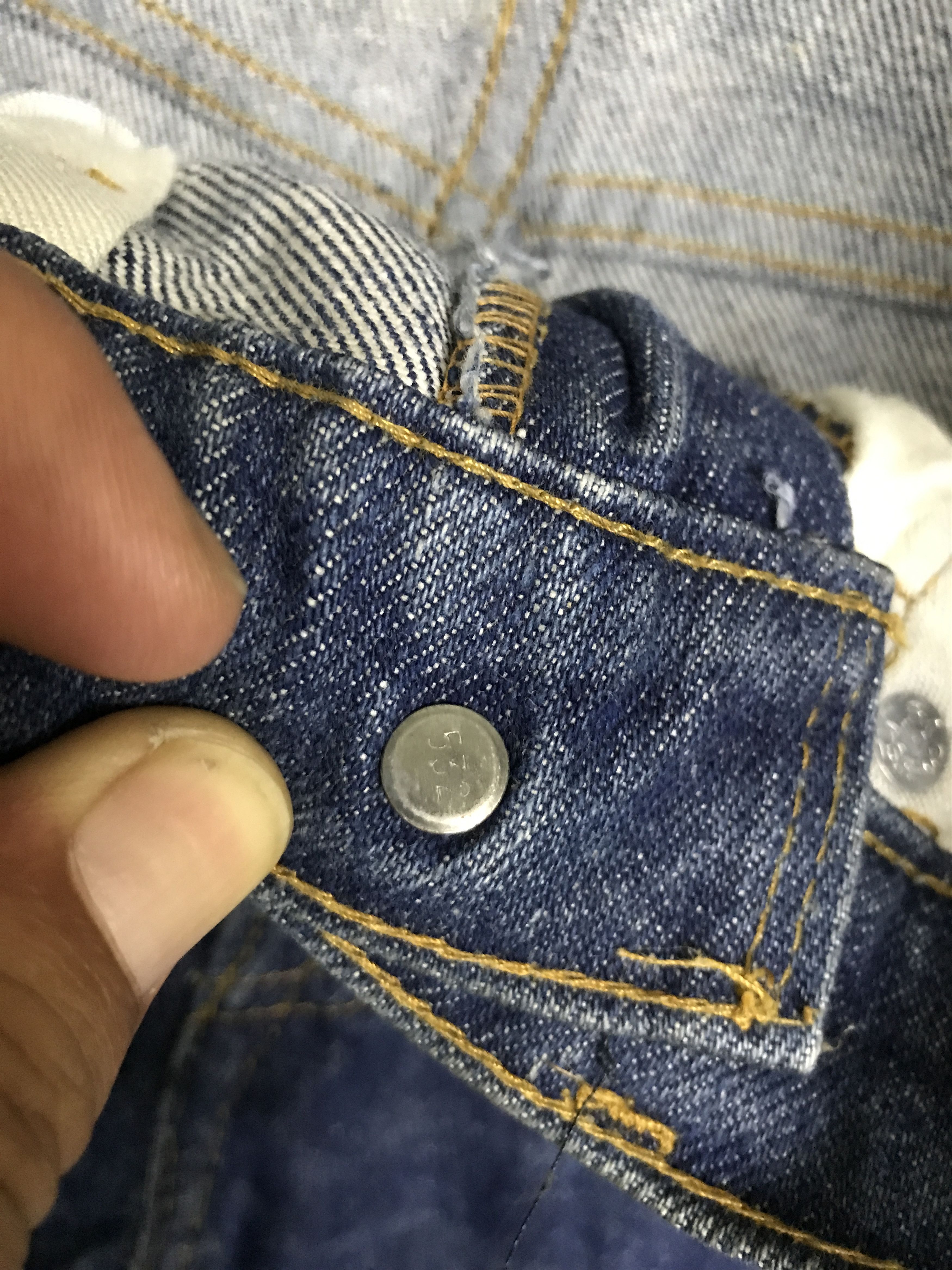 Levi's VL175- Vtg Levis 517 Flare Blue Wash Jeans Size US 27 - 6 Thumbnail