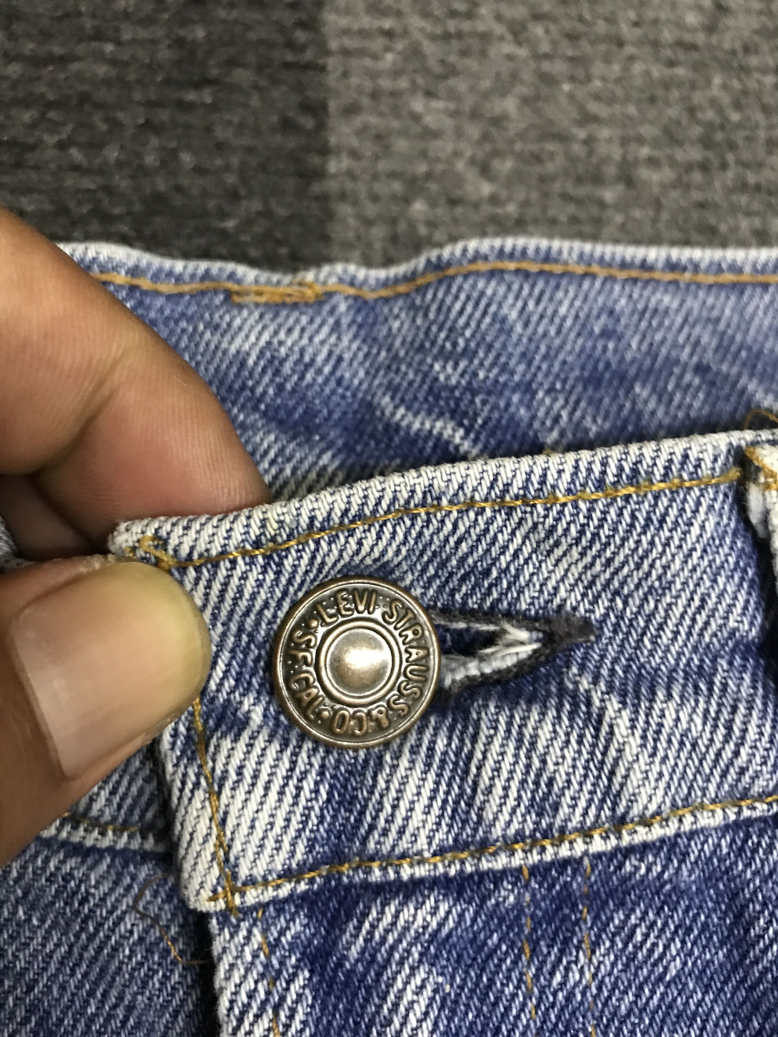 Levi's VLEV107 Vintage Levis 505 Medium Wash Jeans Size US 30 / EU 46 - 6 Thumbnail