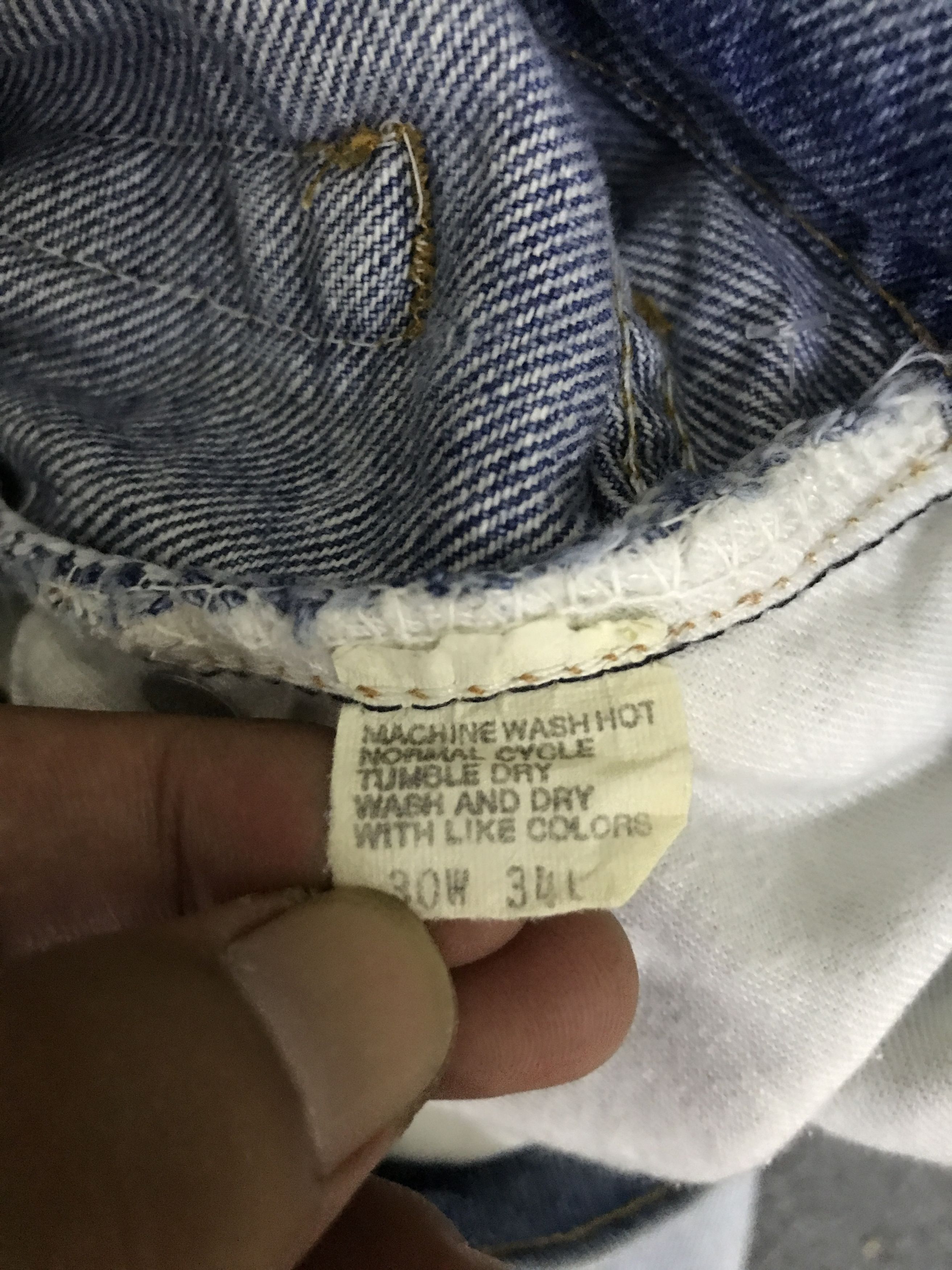 Levi's VLEV107 Vintage Levis 505 Medium Wash Jeans Size US 30 / EU 46 - 15 Thumbnail