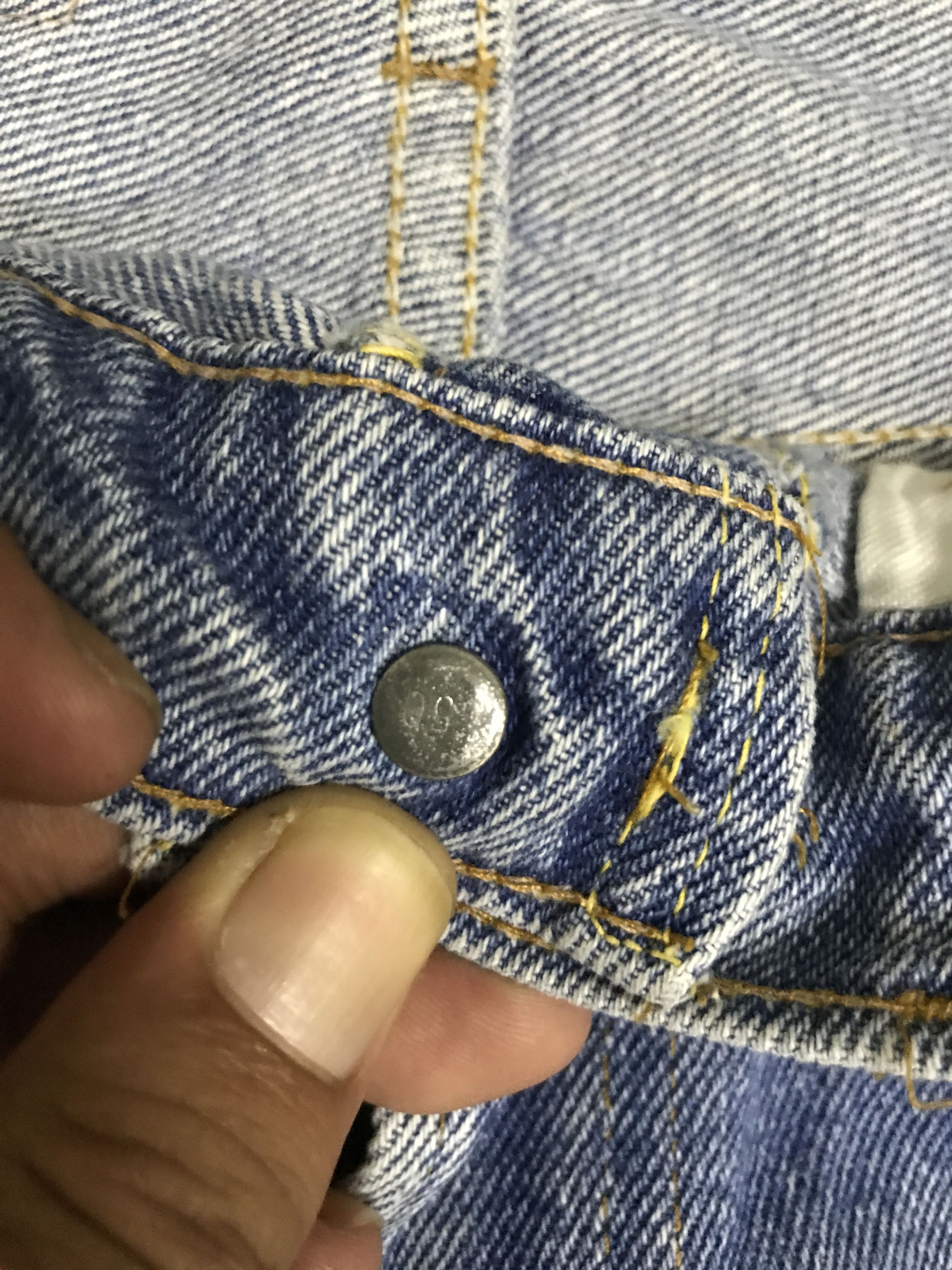Levi's VLEV107 Vintage Levis 505 Medium Wash Jeans Size US 30 / EU 46 - 7 Thumbnail