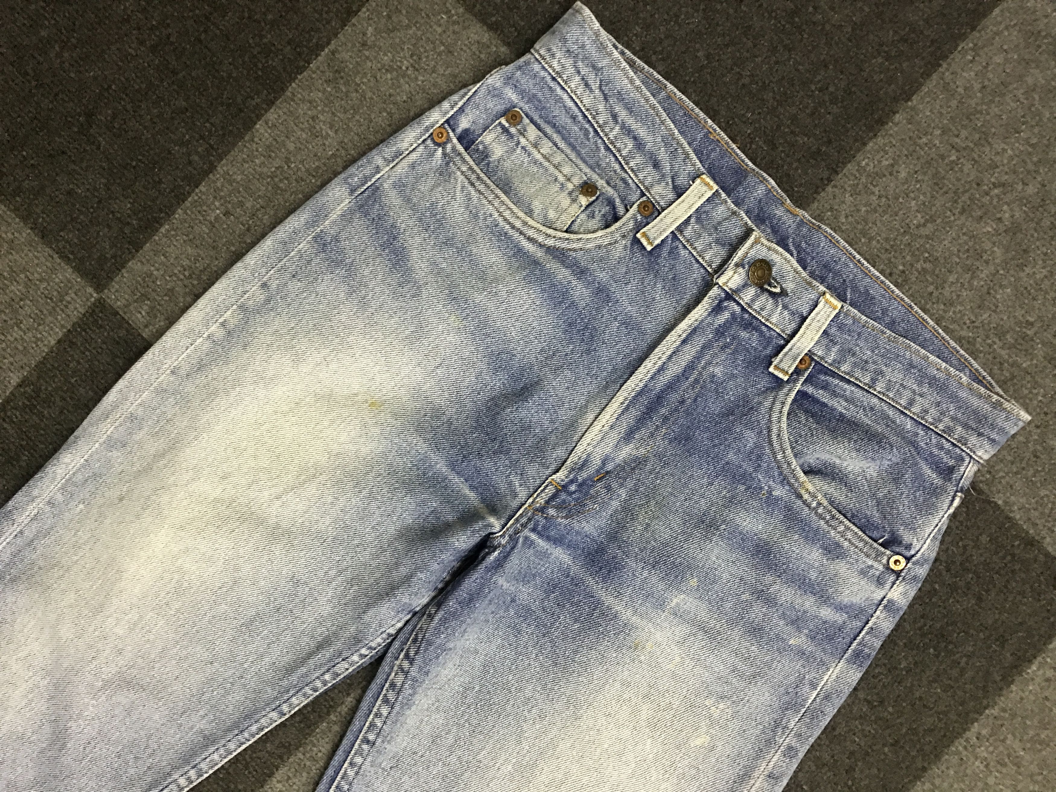 Levi's VLEV107 Vintage Levis 505 Medium Wash Jeans Size US 30 / EU 46 - 2 Thumbnail