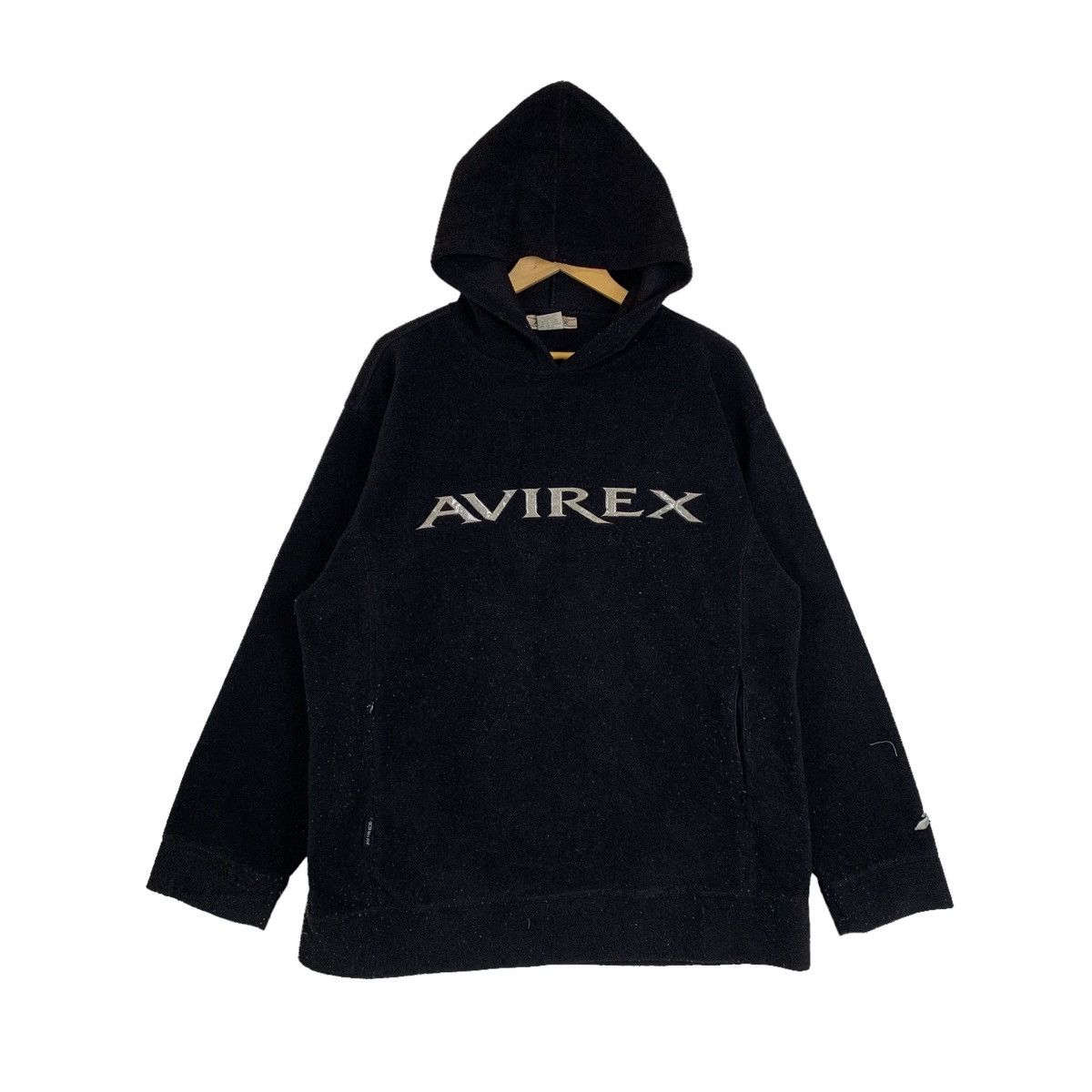 Avirex Vintage AVIREX Army Military Fleece Hoodie Pullover Jumper Size US XL / EU 56 / 4 - 1 Thumbnail