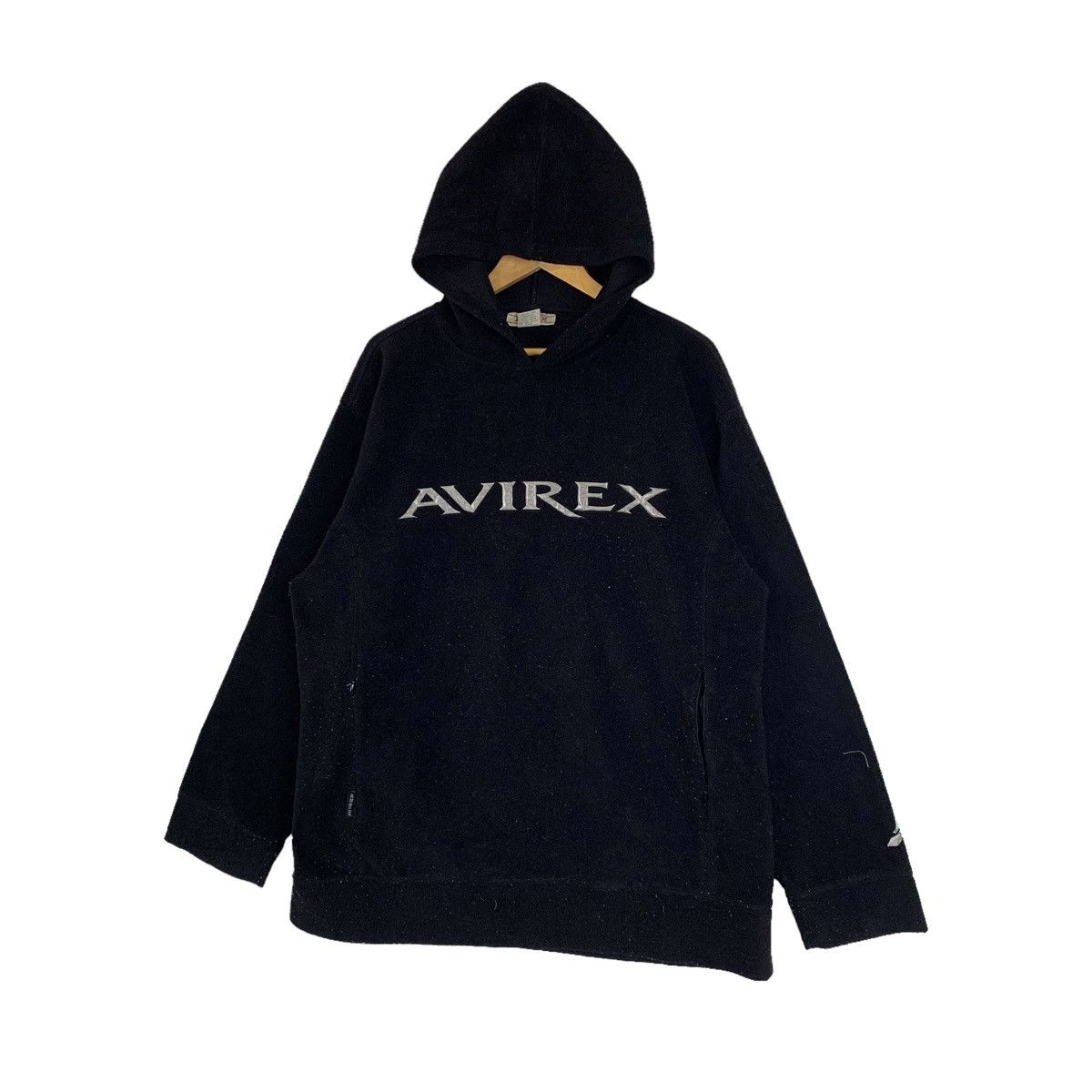 Avirex Vintage AVIREX Army Military Fleece Hoodie Pullover Jumper Size US XL / EU 56 / 4 - 3 Thumbnail