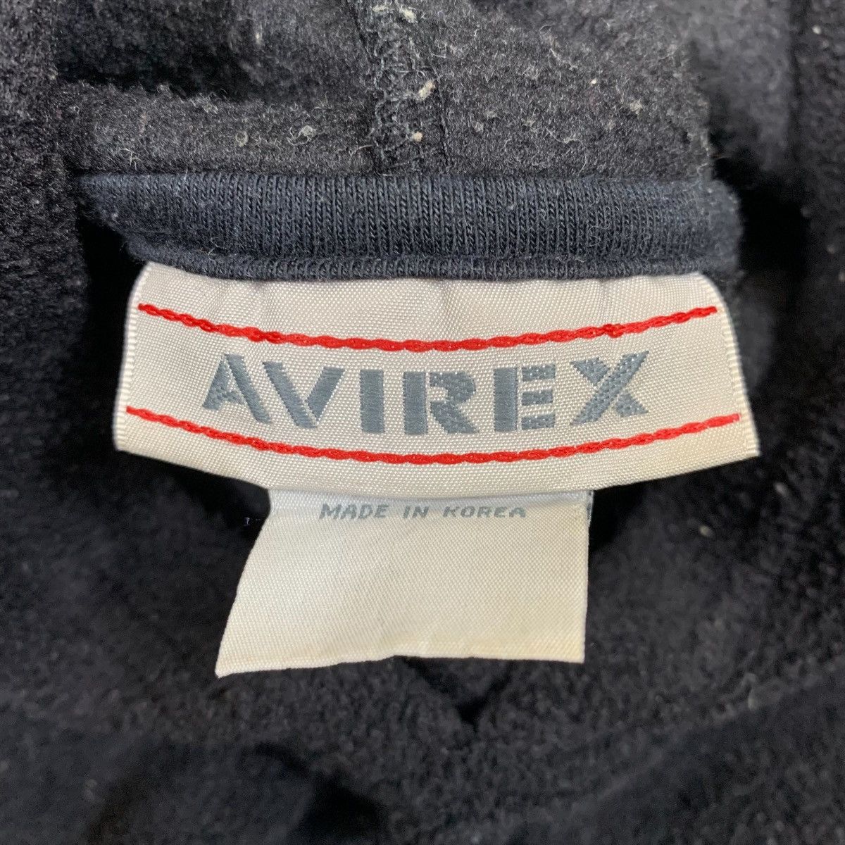 Avirex Vintage AVIREX Army Military Fleece Hoodie Pullover Jumper Size US XL / EU 56 / 4 - 5 Thumbnail