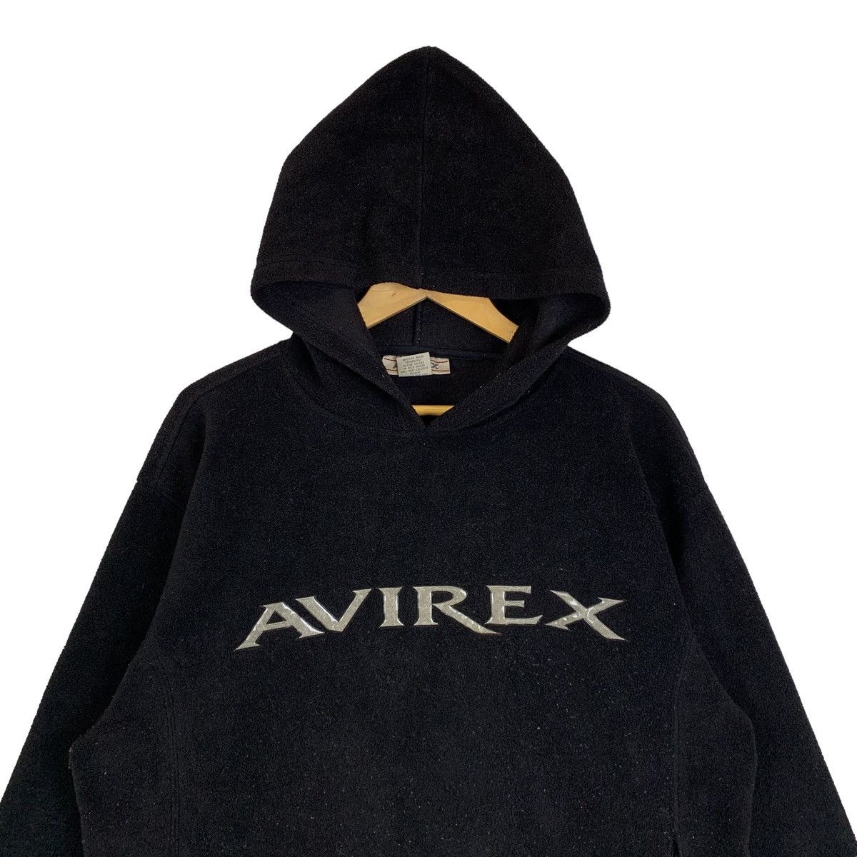 Avirex Vintage AVIREX Army Military Fleece Hoodie Pullover Jumper Size US XL / EU 56 / 4 - 4 Thumbnail