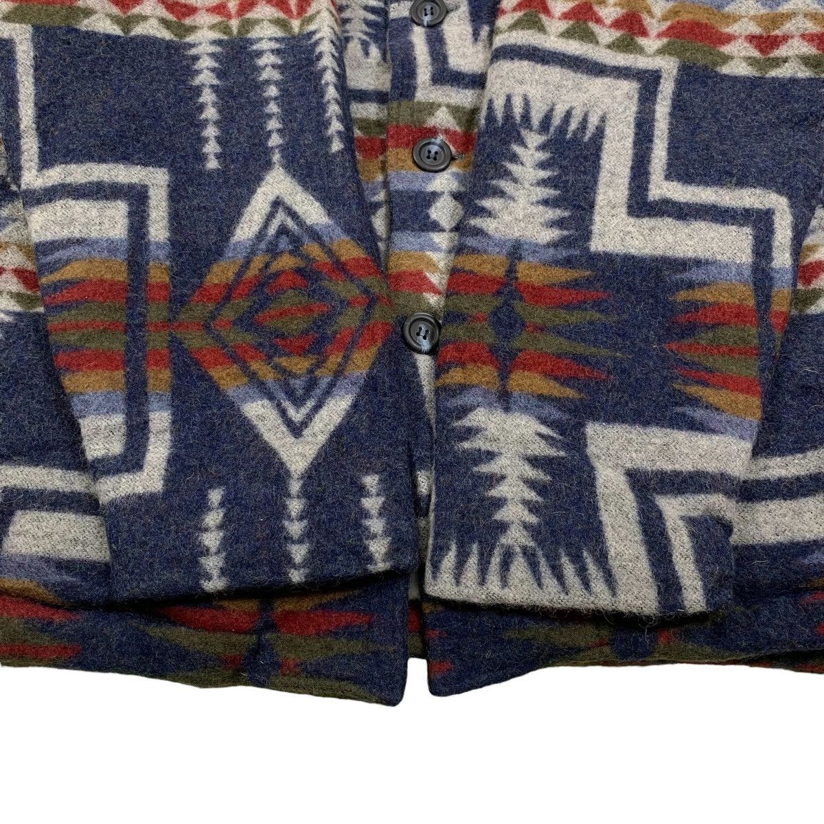 Native C-BOY Aztec Navajo Native Design Wool Sherpa Jacket Size US L / EU 52-54 / 3 - 9 Thumbnail