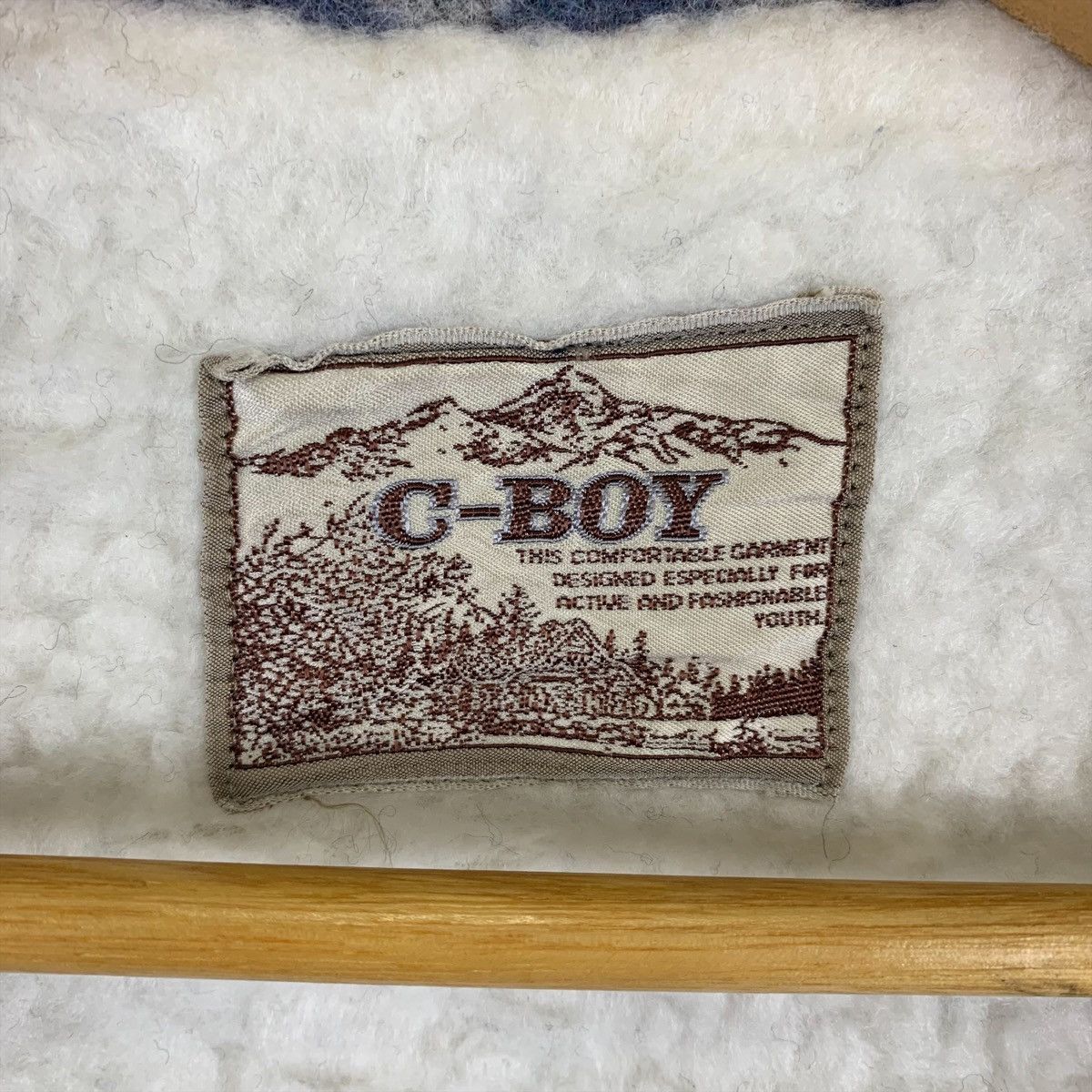 Native C-BOY Aztec Navajo Native Design Wool Sherpa Jacket Size US L / EU 52-54 / 3 - 6 Thumbnail