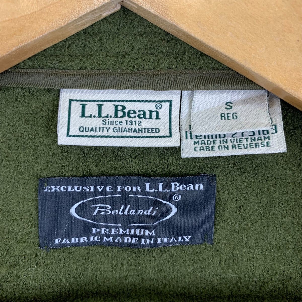 L.L. Bean × Vintage L.L.BEAN Outdoor Double Pocket Fully Button Wool Coat Jacket Size US XS / EU 42 / 0 - 6 Thumbnail