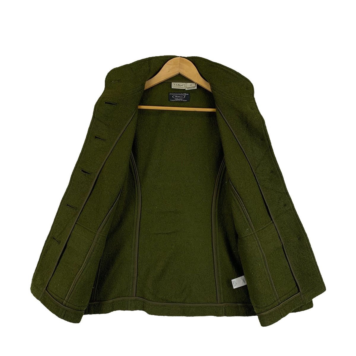 L.L. Bean × Vintage L.L.BEAN Outdoor Double Pocket Fully Button Wool Coat Jacket Size US XS / EU 42 / 0 - 3 Thumbnail