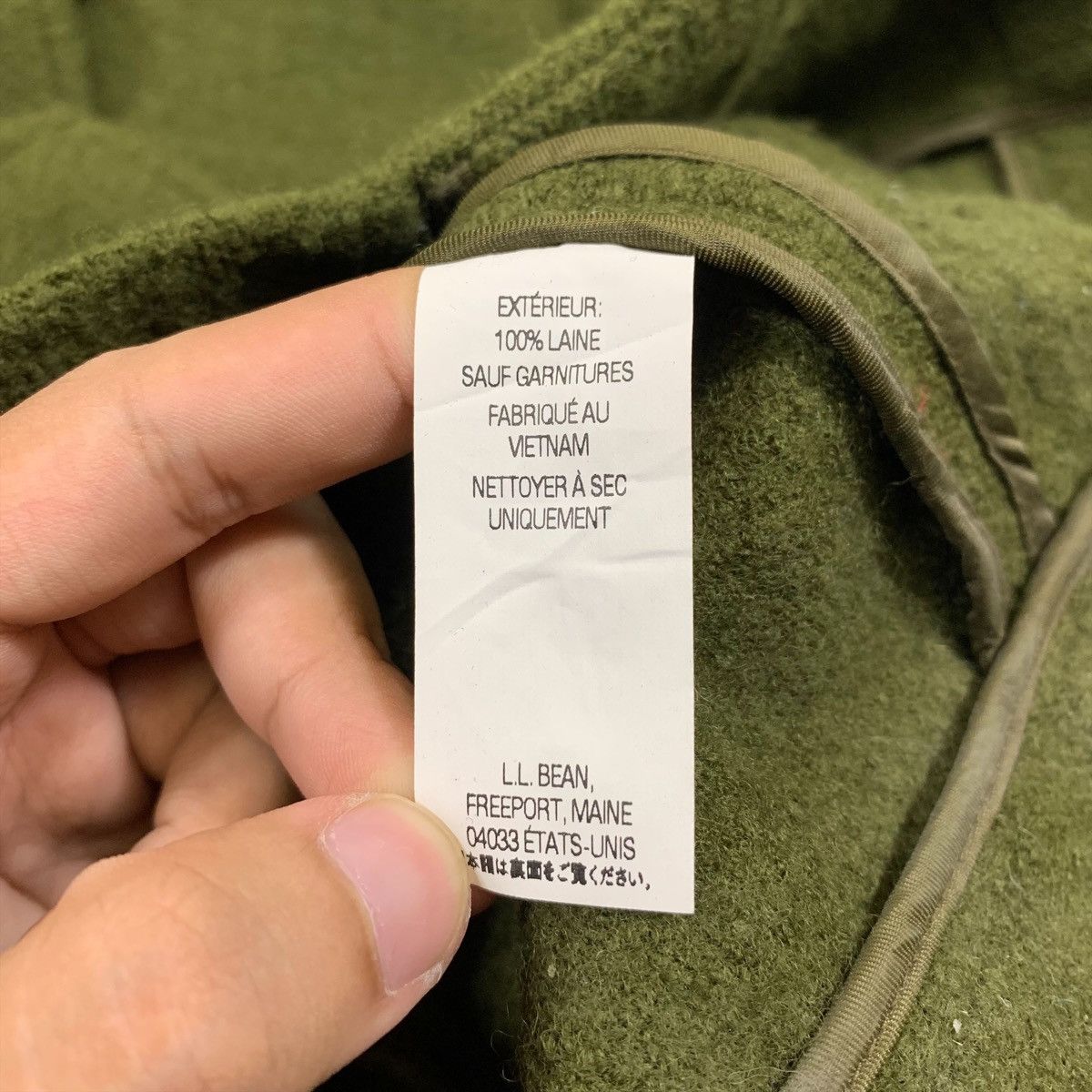L.L. Bean × Vintage L.L.BEAN Outdoor Double Pocket Fully Button Wool Coat Jacket Size US XS / EU 42 / 0 - 7 Thumbnail