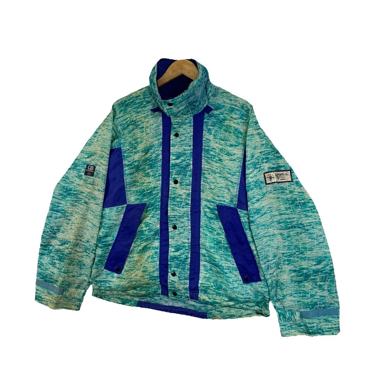 Vintage DAIWA GreatBanff Sportswear Fully Button Windbreaker Jacket Size US XL / EU 56 / 4 - 4 Thumbnail