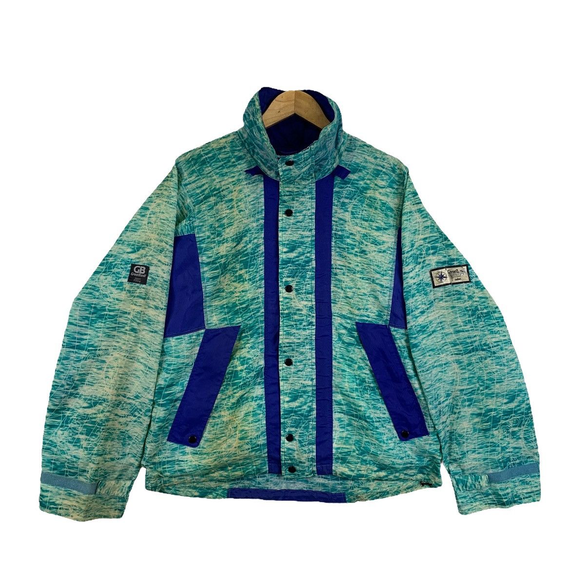 Vintage DAIWA GreatBanff Sportswear Fully Button Windbreaker Jacket Size US XL / EU 56 / 4 - 1 Thumbnail