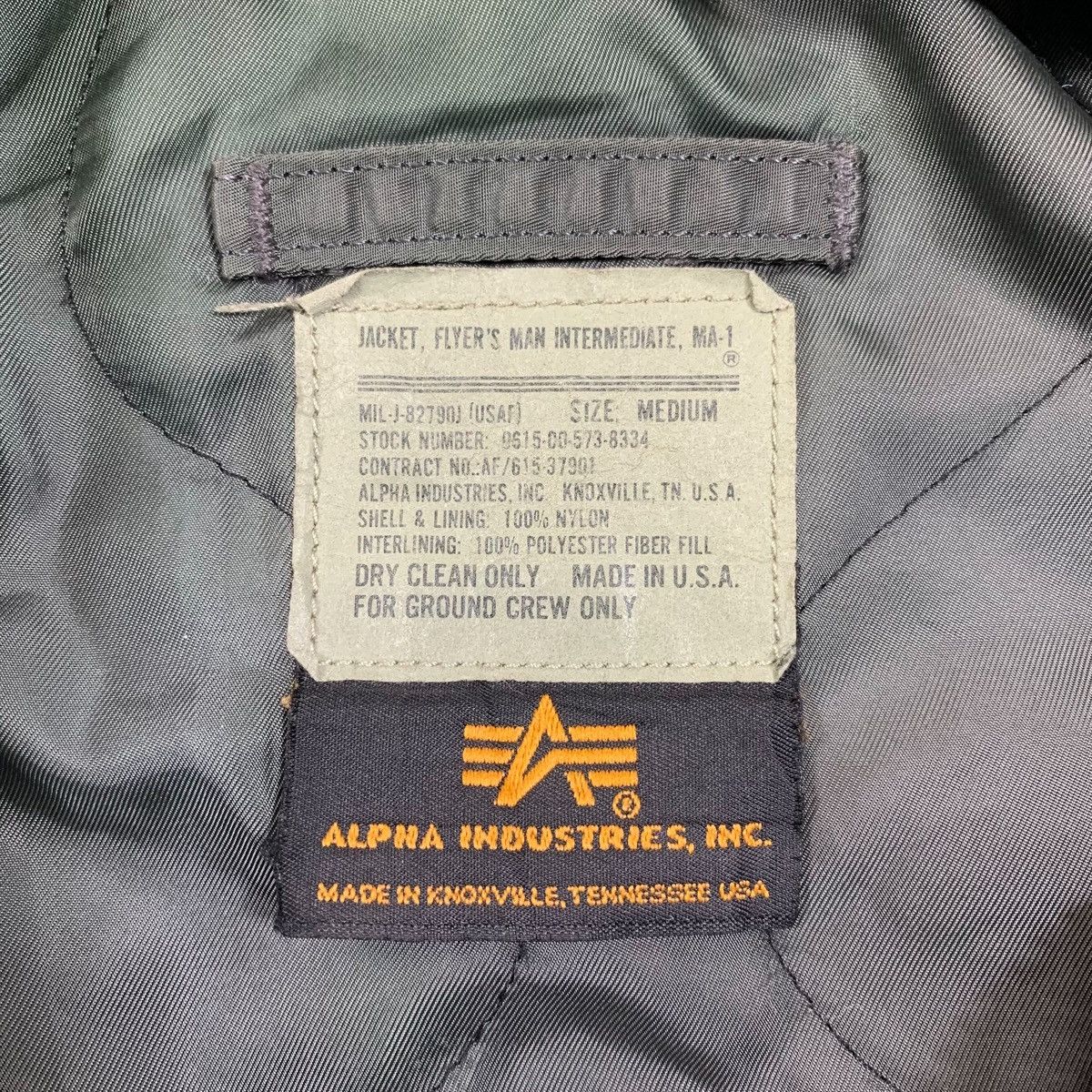 Alpha Industries ALPHA INDUSTRIES Made In Usa Us Air Force Flight Jacket Size US M / EU 48-50 / 2 - 6 Thumbnail