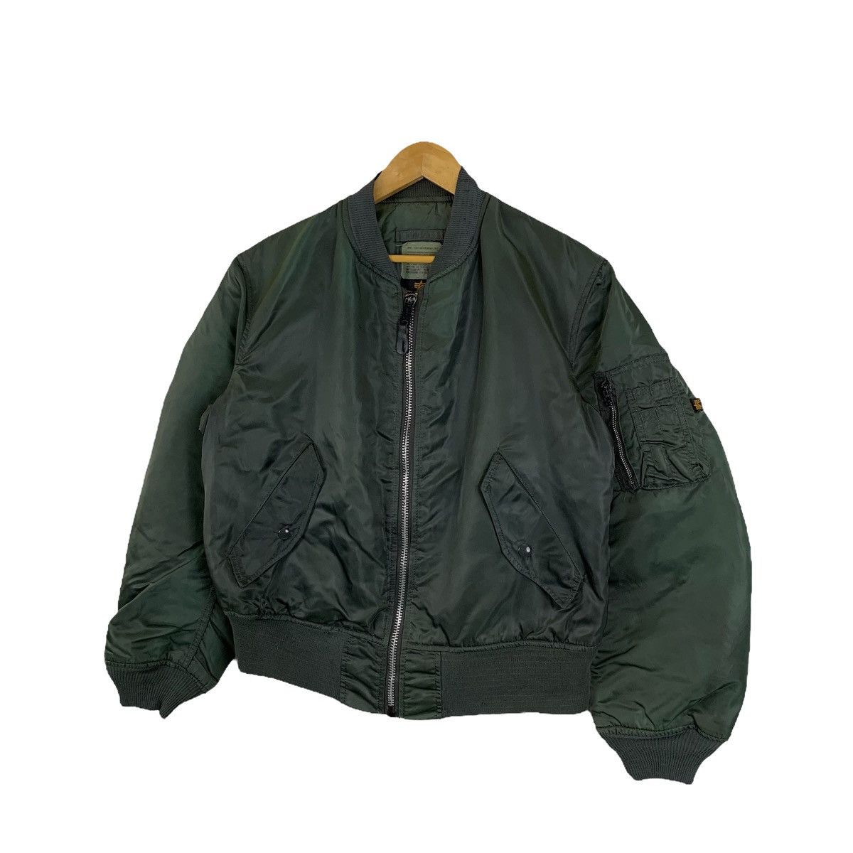 Alpha Industries ALPHA INDUSTRIES Made In Usa Us Air Force Flight Jacket Size US M / EU 48-50 / 2 - 4 Thumbnail