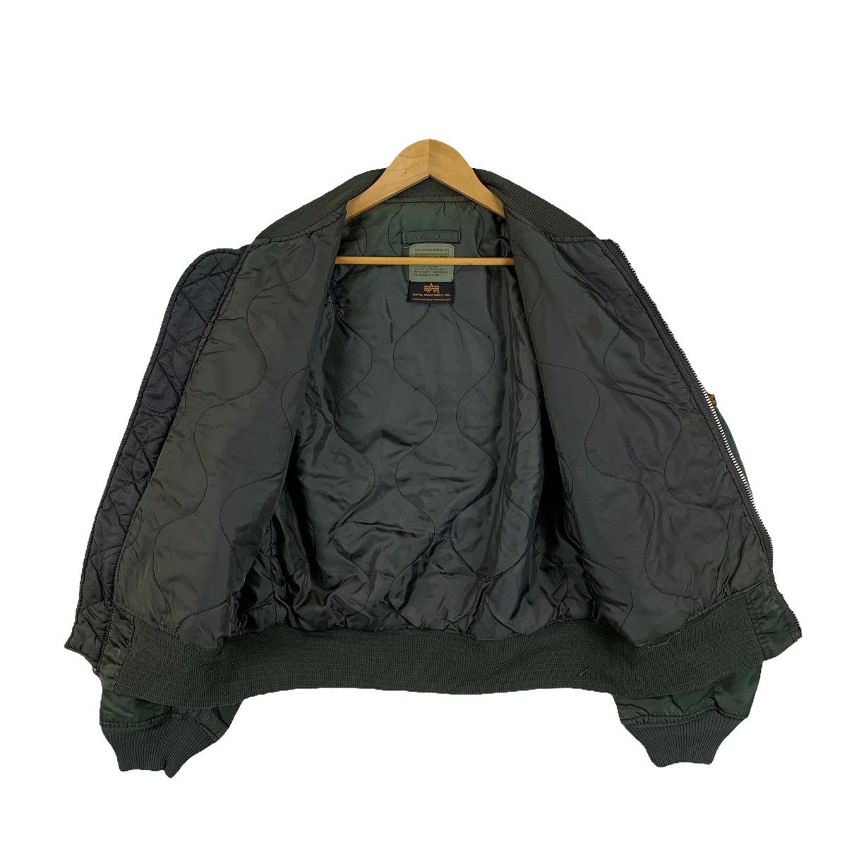 Alpha Industries ALPHA INDUSTRIES Made In Usa Us Air Force Flight Jacket Size US M / EU 48-50 / 2 - 3 Thumbnail