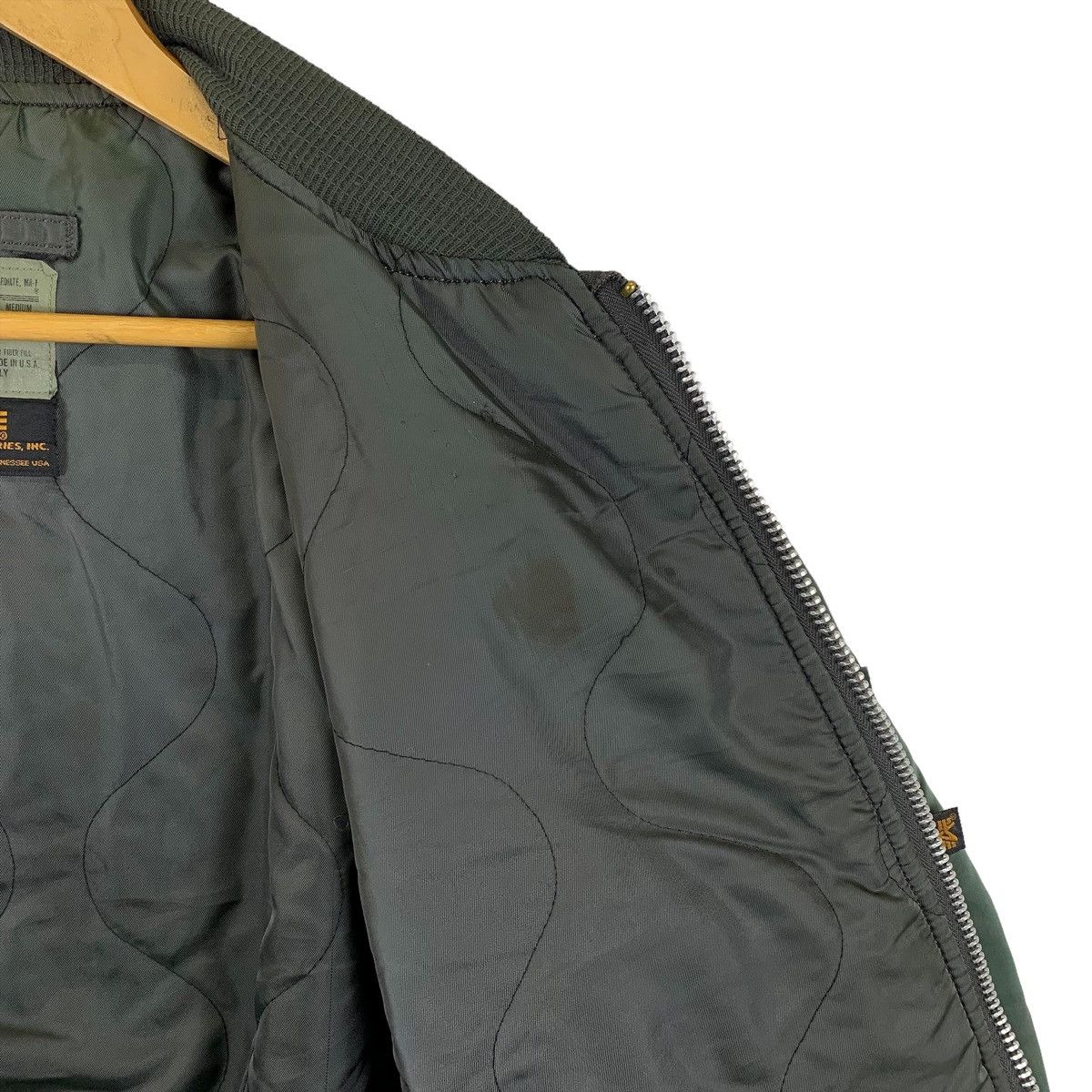 Alpha Industries ALPHA INDUSTRIES Made In Usa Us Air Force Flight Jacket Size US M / EU 48-50 / 2 - 7 Thumbnail