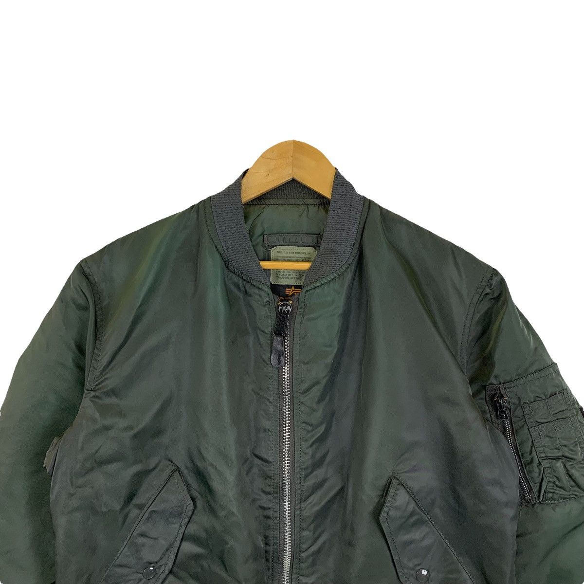 Alpha Industries ALPHA INDUSTRIES Made In Usa Us Air Force Flight Jacket Size US M / EU 48-50 / 2 - 5 Thumbnail