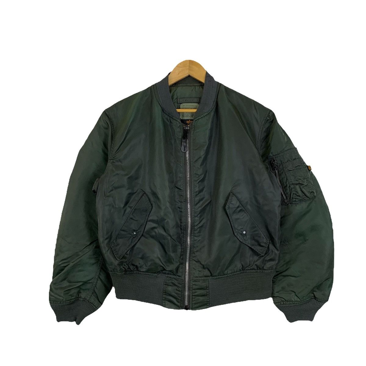 Alpha Industries ALPHA INDUSTRIES Made In Usa Us Air Force Flight Jacket Size US M / EU 48-50 / 2 - 1 Thumbnail