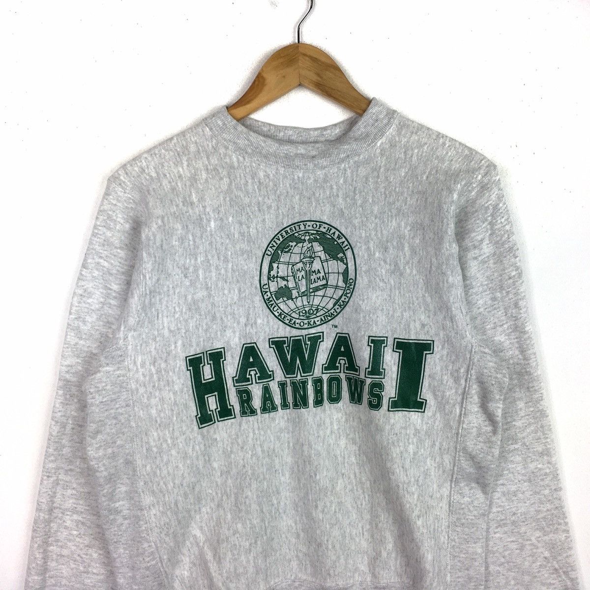 Vintage Vintage UNIVERSITY HAWAII Rainbow Sweatshirt Jumper Pullover Size US S / EU 44-46 / 1 - 3 Thumbnail