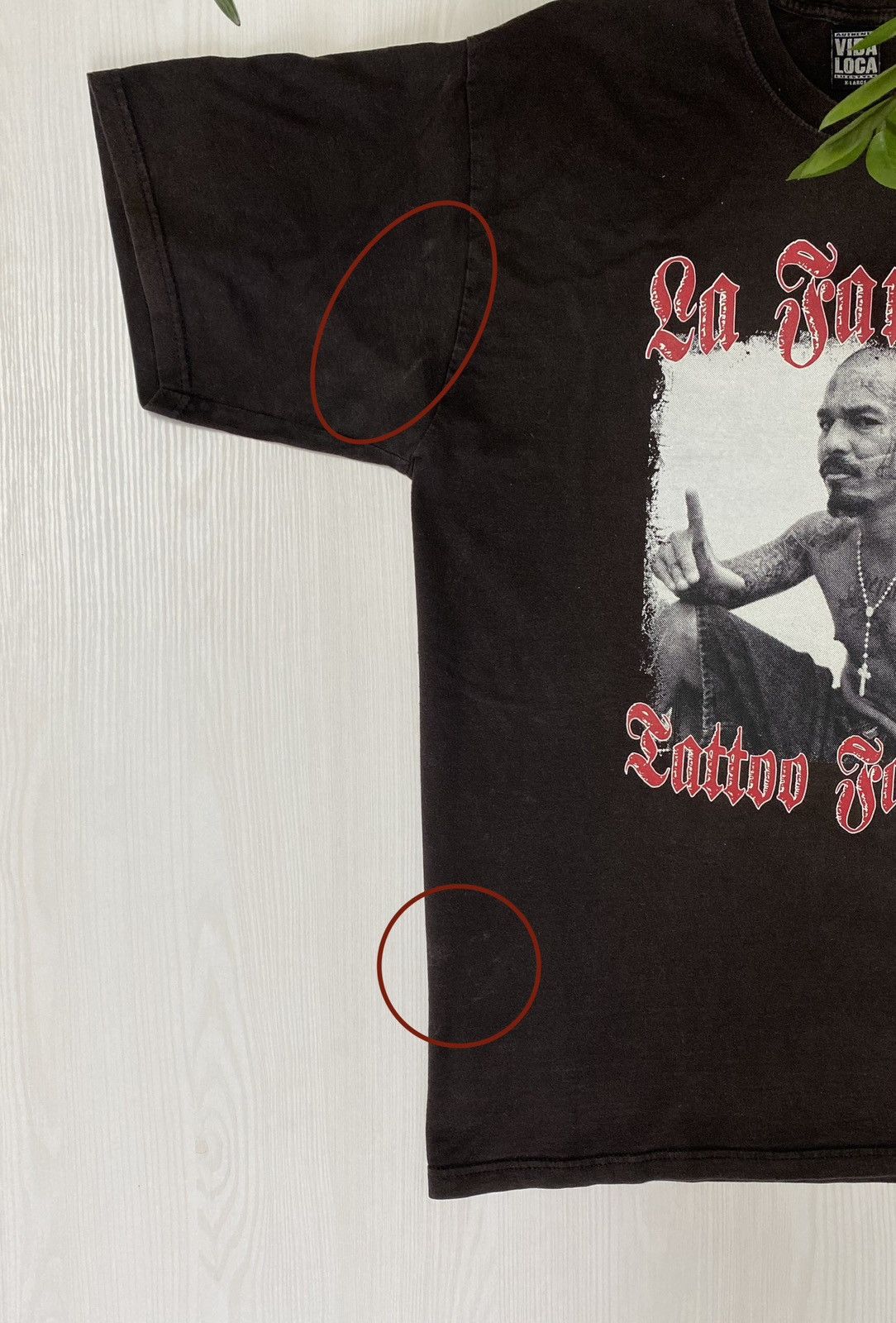 Fashion Victim × Vintage Vintage 2000s FASHION VICTIM GANGSTER TATOO MAN t-shirt y2k Size US XL / EU 56 / 4 - 7 Thumbnail