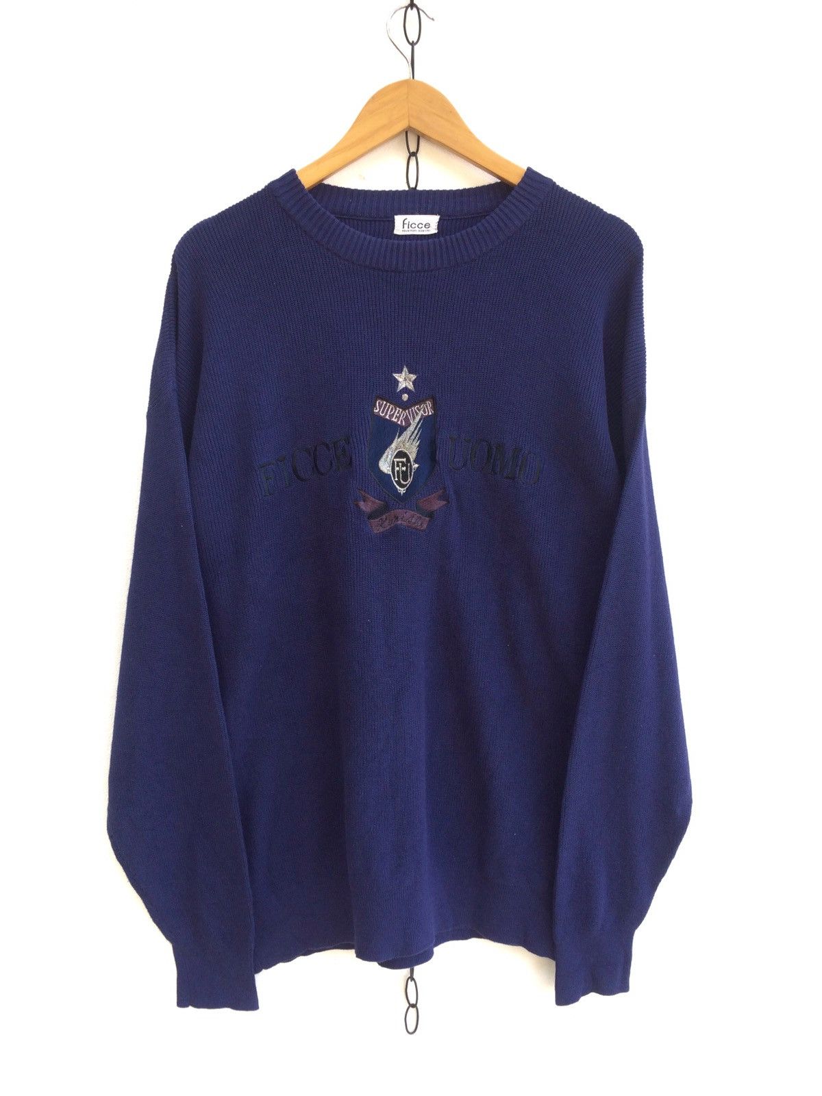 Yoshiyuki Konishi Ficce Uomo Purple Jumper Knitwear by Japanese Designer Size US L / EU 52-54 / 3 - 1 Thumbnail