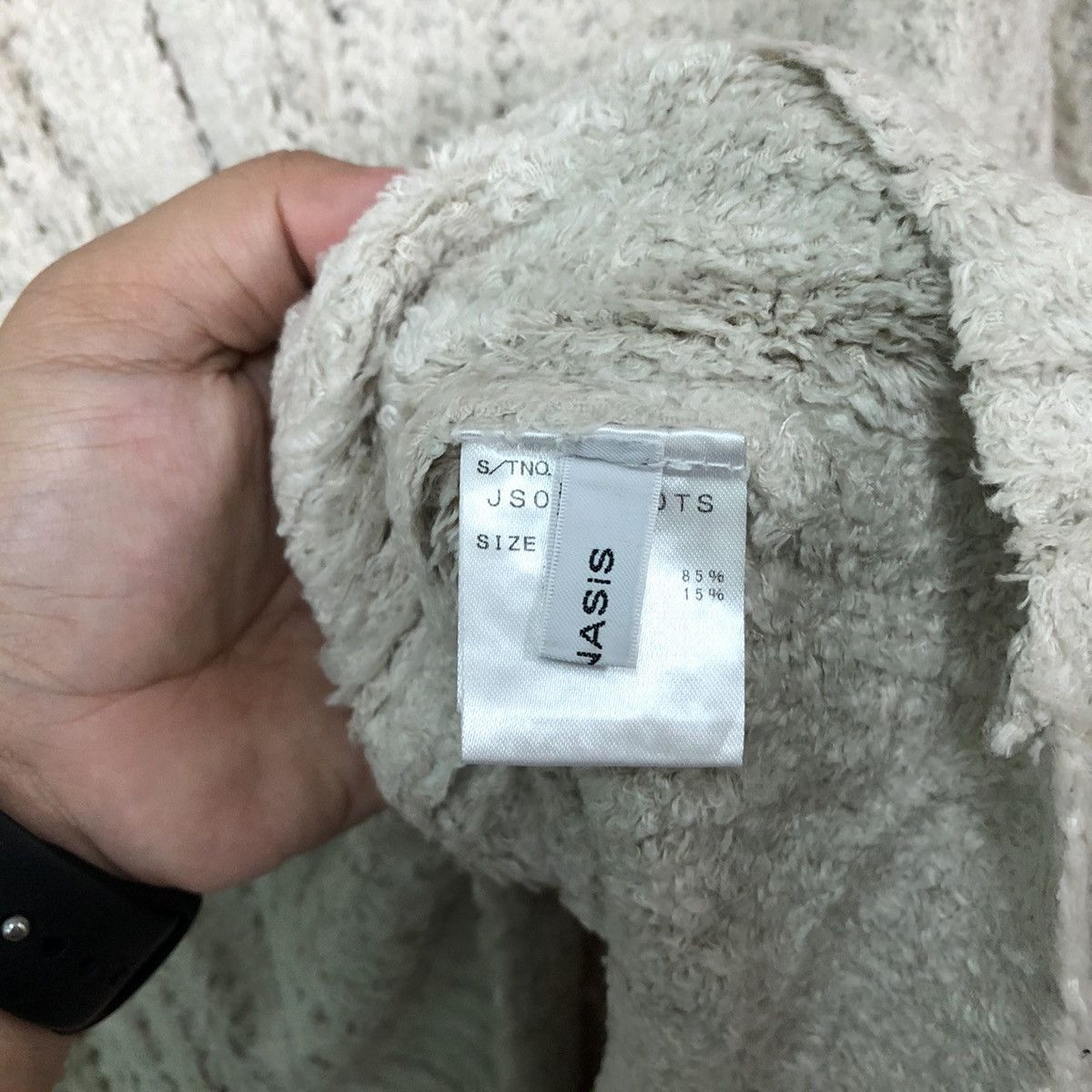 Aran Isles Knitwear DL Jeanasis Cream cardigan Knitwear japan #6404 Size US L / EU 52-54 / 3 - 5 Thumbnail