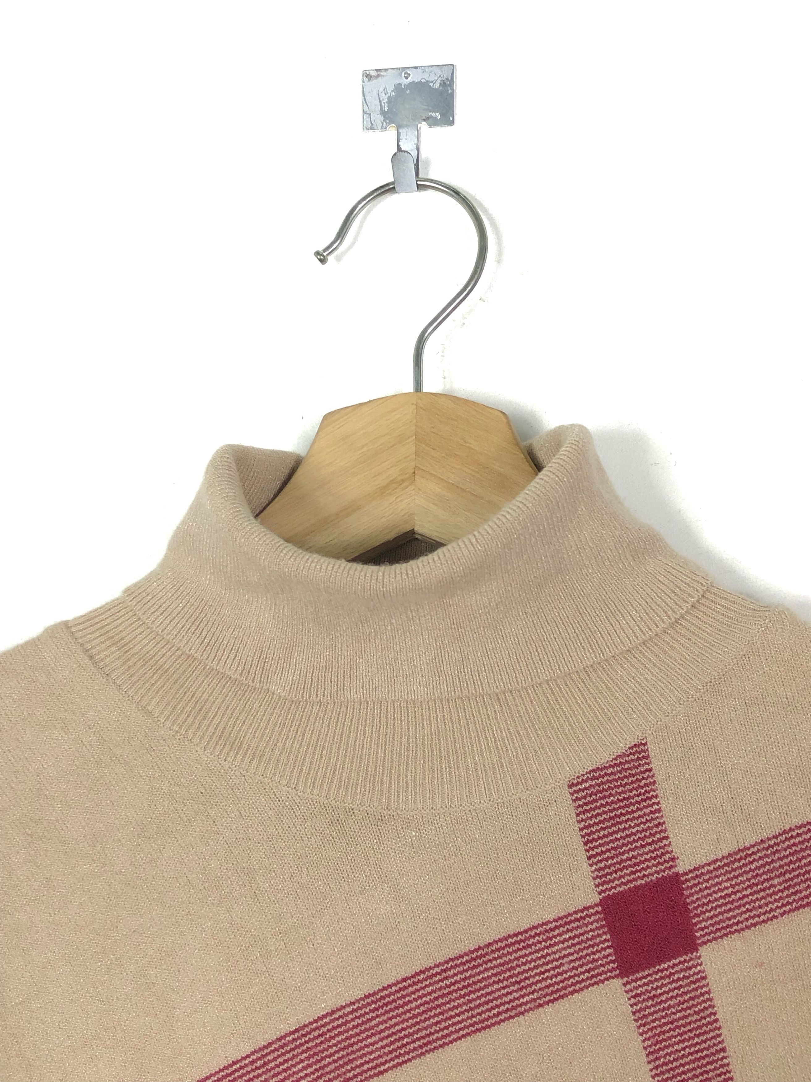 Burberry RARE🔥BURBERRY JAPAN TURTLE NECK RAYON BLEND S/S SWEATER Size S / US 4 / IT 40 - 4 Thumbnail
