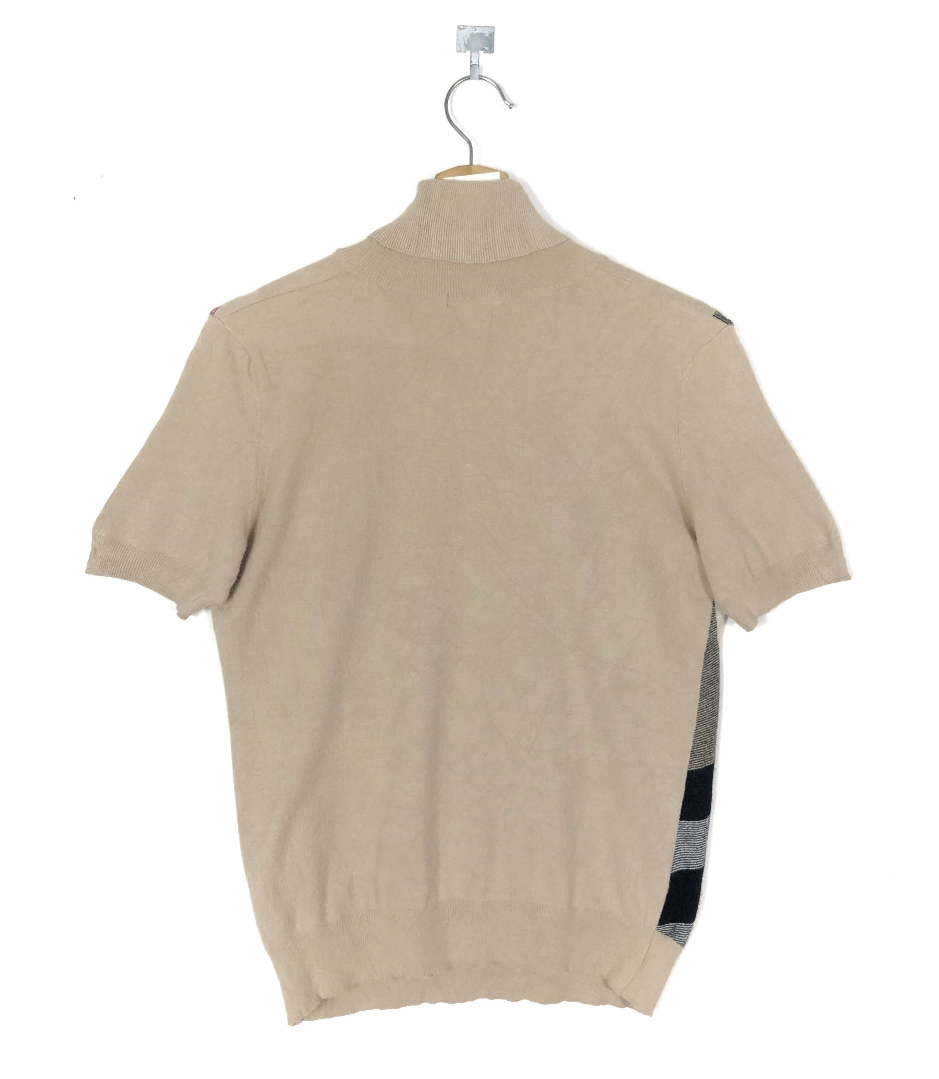 Burberry RARE🔥BURBERRY JAPAN TURTLE NECK RAYON BLEND S/S SWEATER Size S / US 4 / IT 40 - 2 Thumbnail
