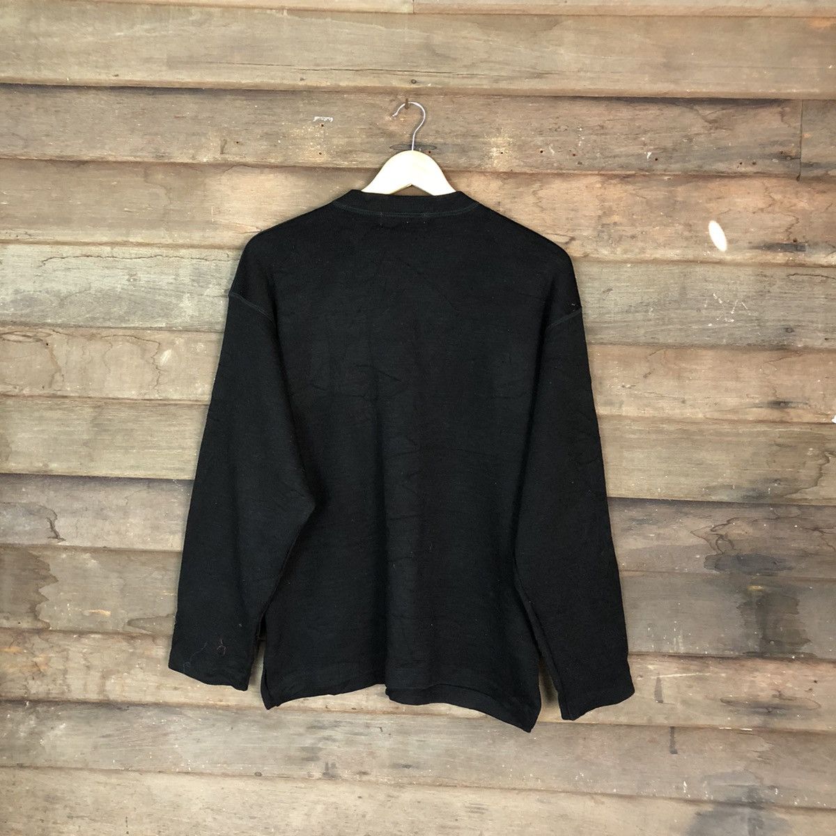 Japanese Brand Les mues Paris Black Patterned Cardigans #6759 Size US L / EU 52-54 / 3 - 8 Thumbnail
