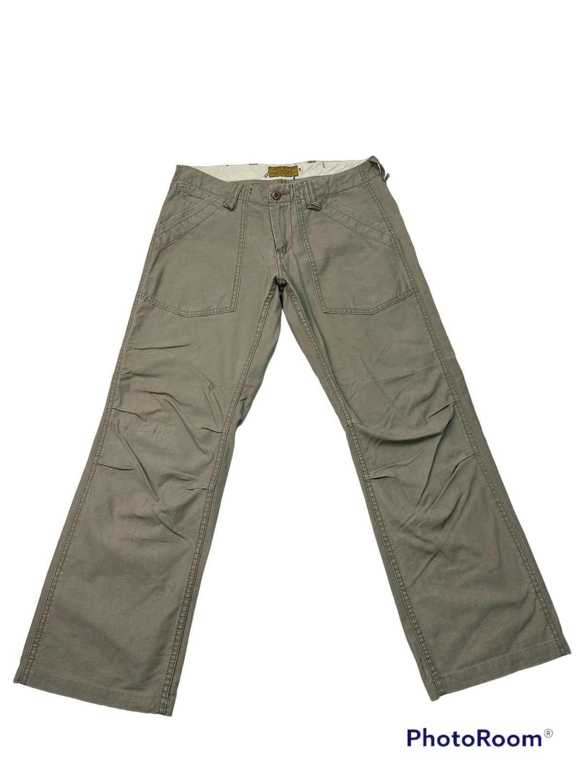 Japanese Brand × Vintage Flash report buckle back fatigue baker pants Size US 32 / EU 48 - 1 Thumbnail