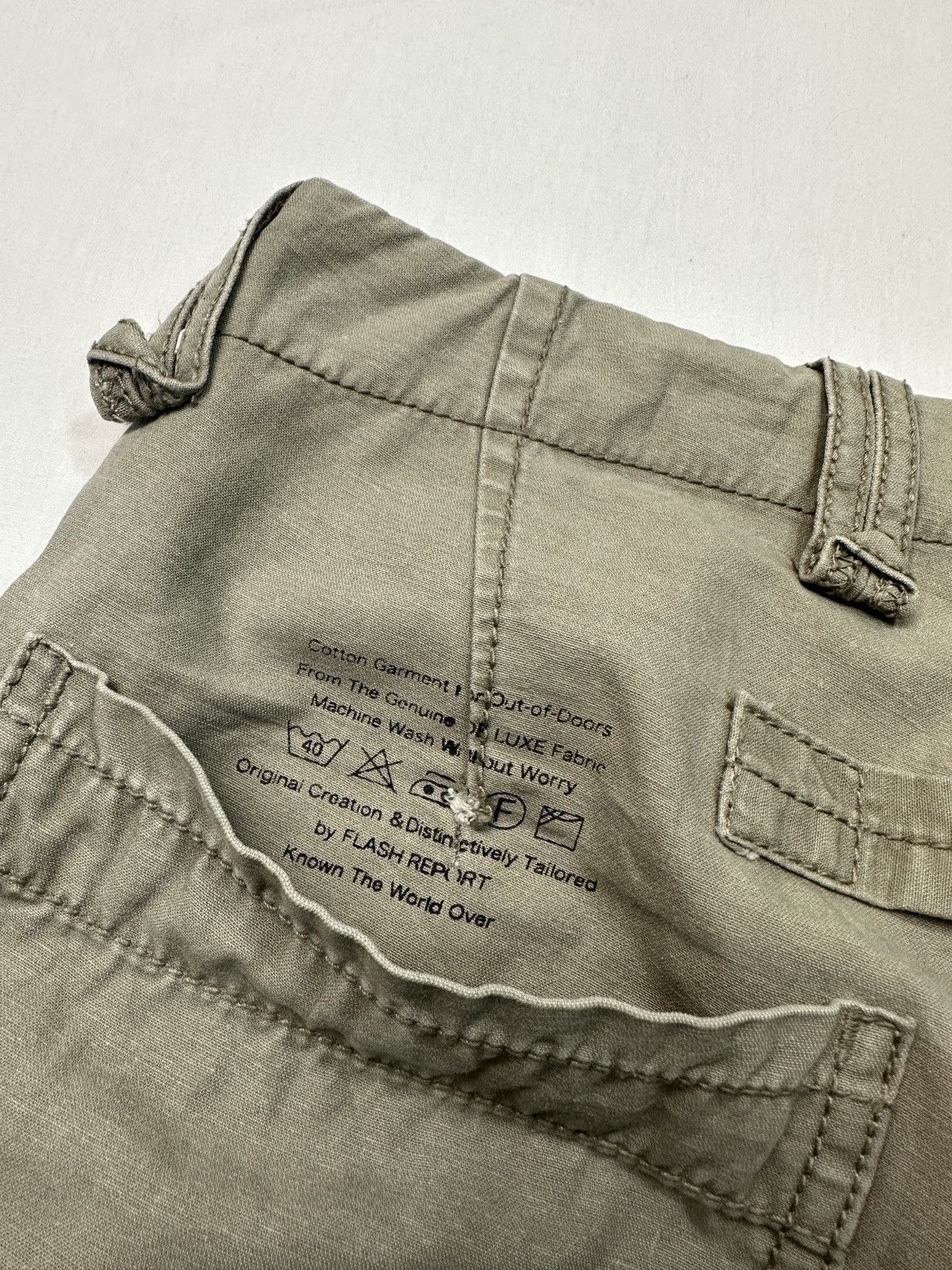 Japanese Brand × Vintage Flash report buckle back fatigue baker pants Size US 32 / EU 48 - 18 Thumbnail