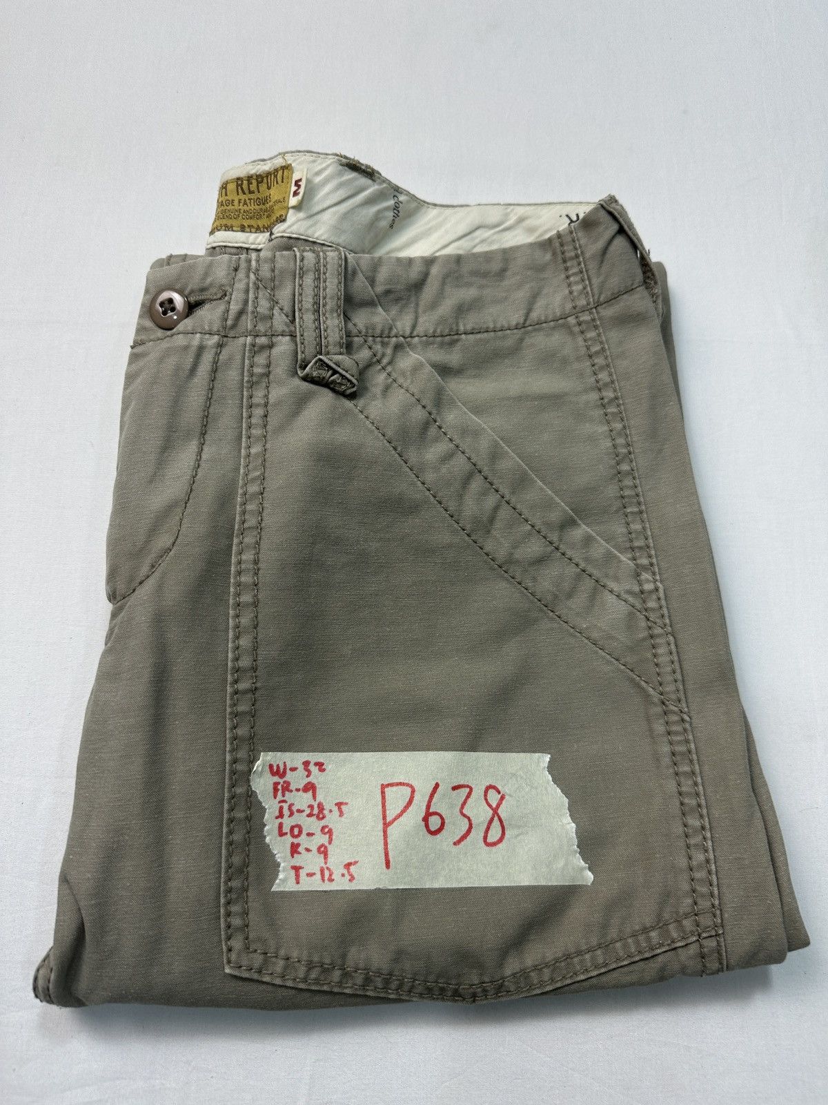 Japanese Brand × Vintage Flash report buckle back fatigue baker pants Size US 32 / EU 48 - 20 Thumbnail