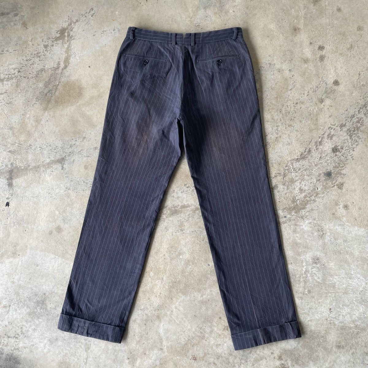 Japanese Brand W30 Vintage TomorrowLand Japan Stripe Trousers Casual Pants Size US 30 / EU 46 - 12 Thumbnail