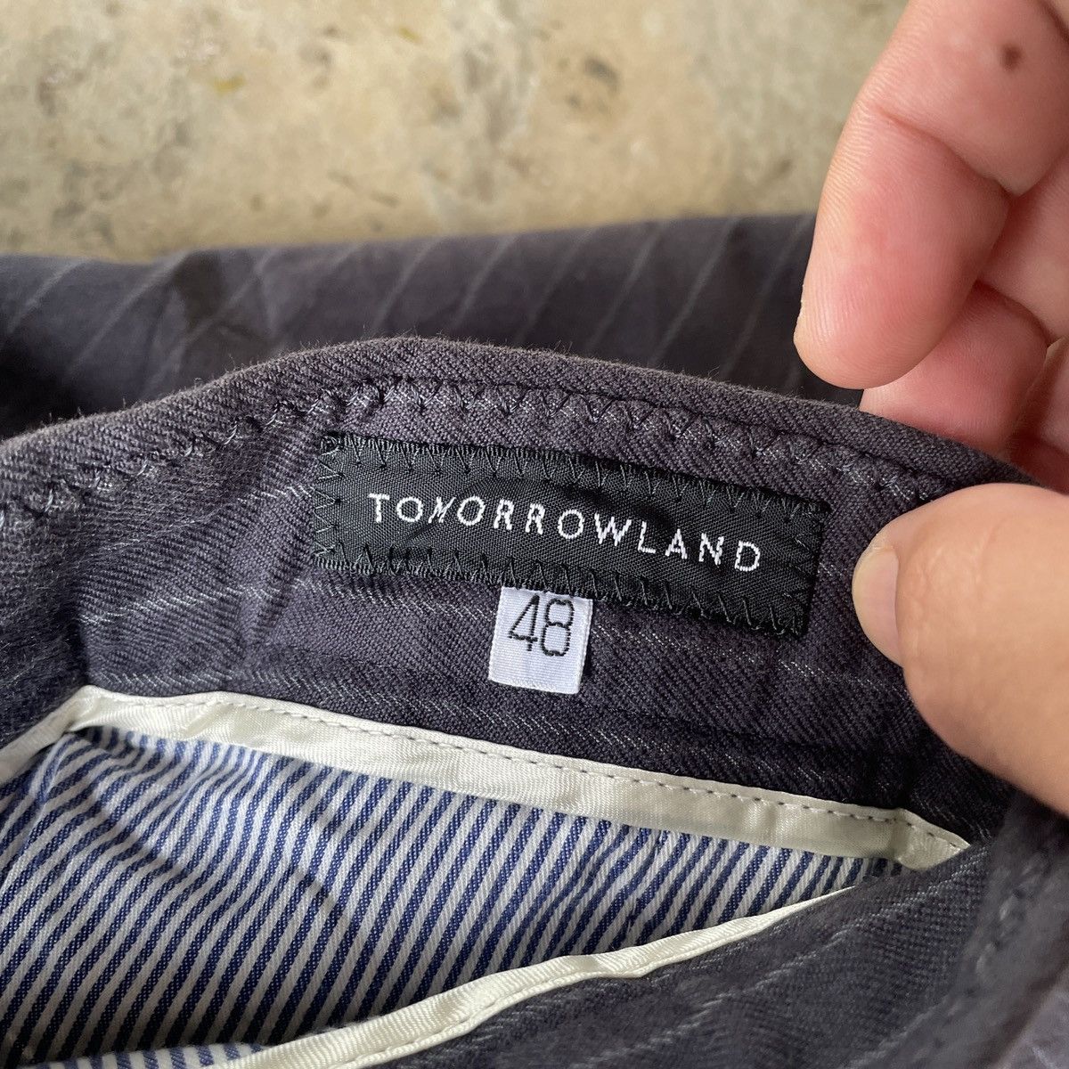 Japanese Brand W30 Vintage TomorrowLand Japan Stripe Trousers Casual Pants Size US 30 / EU 46 - 7 Thumbnail