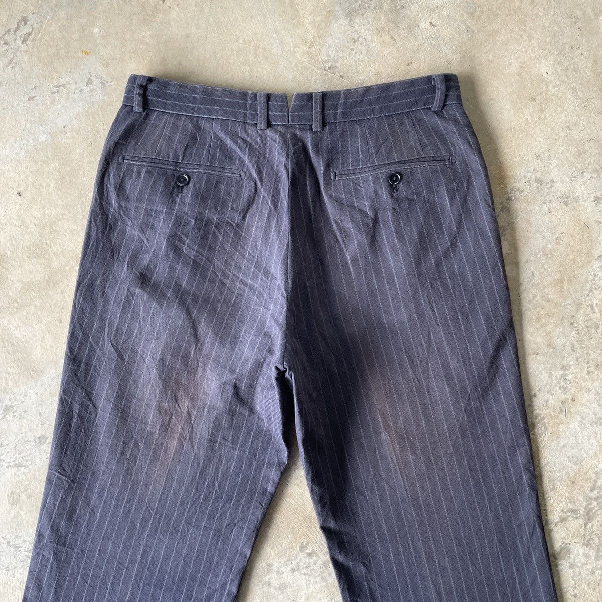 Japanese Brand W30 Vintage TomorrowLand Japan Stripe Trousers Casual Pants Size US 30 / EU 46 - 11 Thumbnail