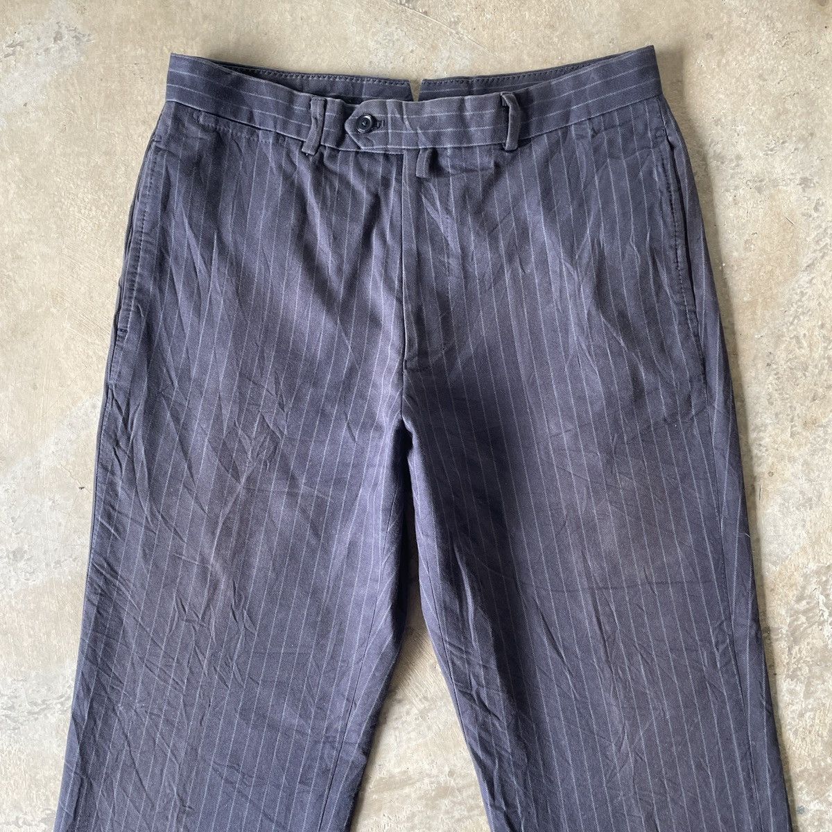 Japanese Brand W30 Vintage TomorrowLand Japan Stripe Trousers Casual Pants Size US 30 / EU 46 - 3 Thumbnail