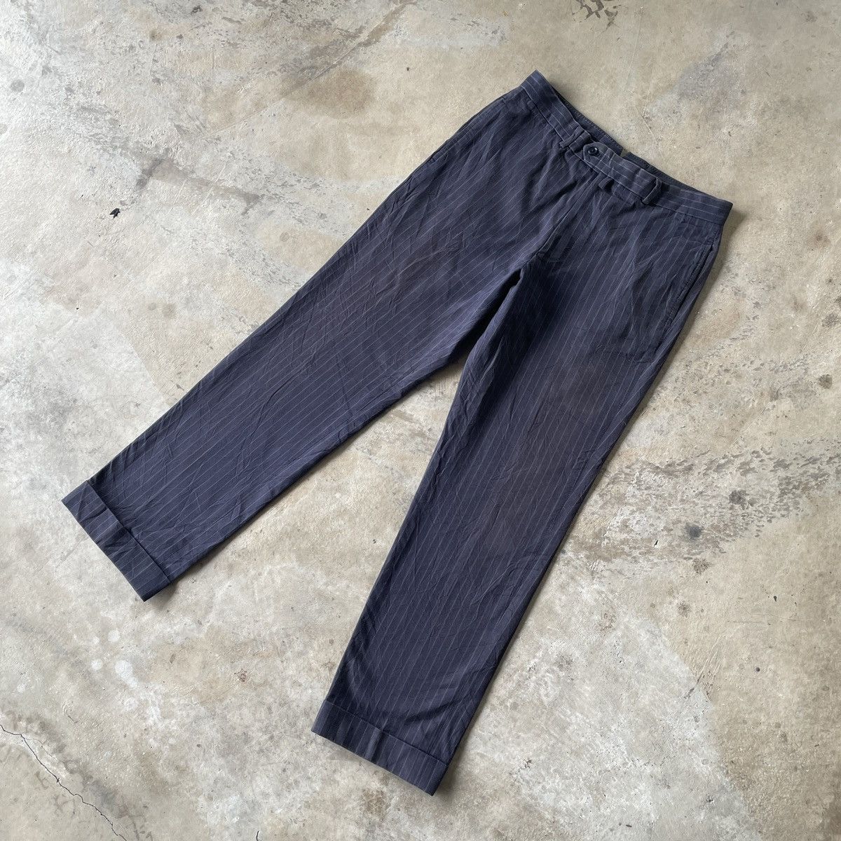 Japanese Brand W30 Vintage TomorrowLand Japan Stripe Trousers Casual Pants Size US 30 / EU 46 - 1 Thumbnail