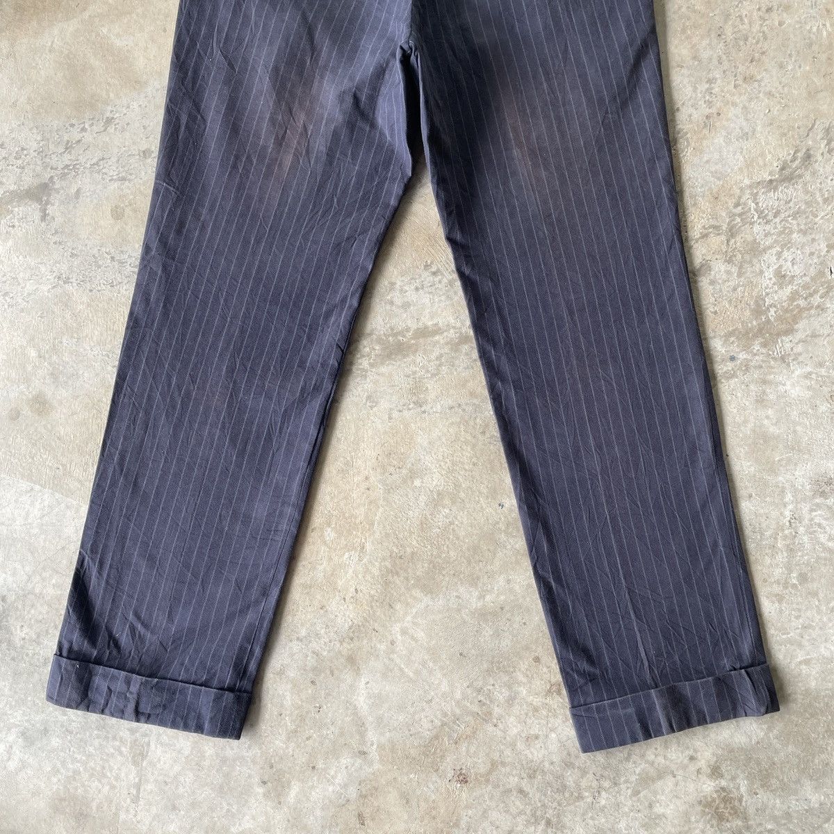 Japanese Brand W30 Vintage TomorrowLand Japan Stripe Trousers Casual Pants Size US 30 / EU 46 - 10 Thumbnail
