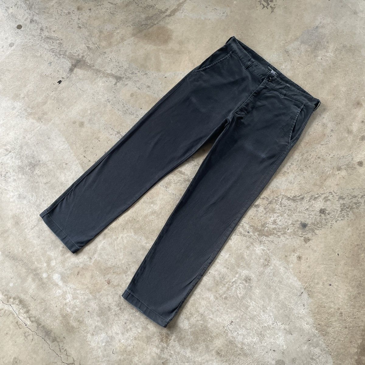 Japanese Brand Vintage Real Standard Japan Faded Black Trouser Casual Pants Size US 32 / EU 48 - 2 Thumbnail