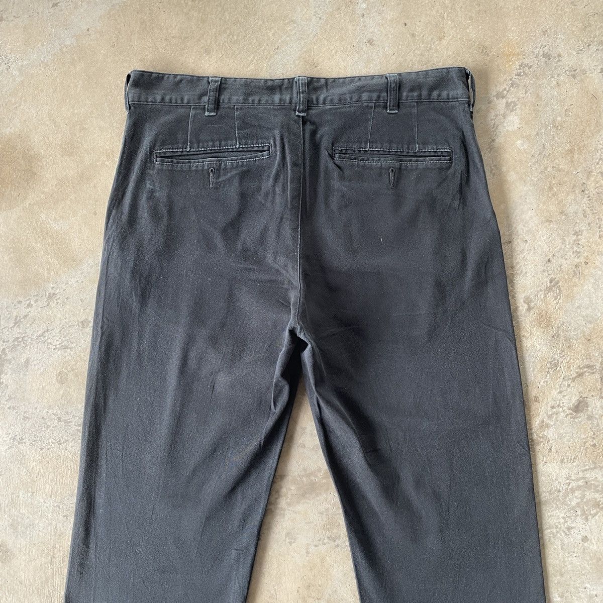 Japanese Brand Vintage Real Standard Japan Faded Black Trouser Casual Pants Size US 32 / EU 48 - 10 Thumbnail