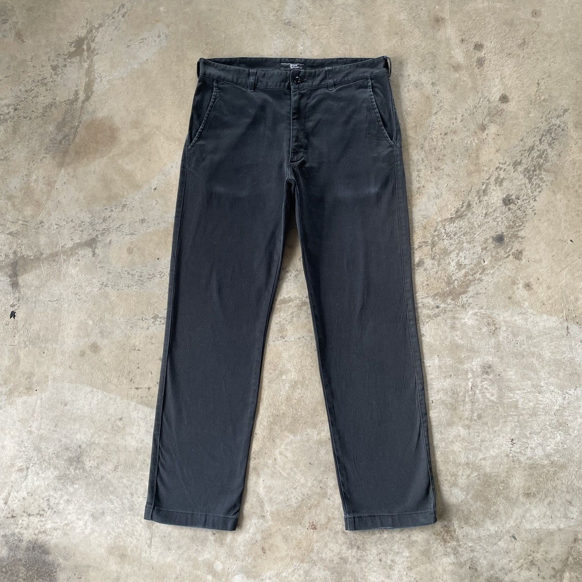 Japanese Brand Vintage Real Standard Japan Faded Black Trouser Casual Pants Size US 32 / EU 48 - 1 Thumbnail