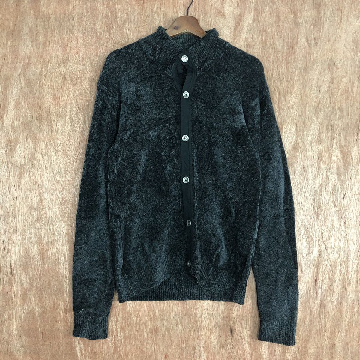 Comme Ca Ism DLL Comme Ca Ism Grey Knitwear cardigan #c597 Size US M / EU 48-50 / 2 - 3 Thumbnail