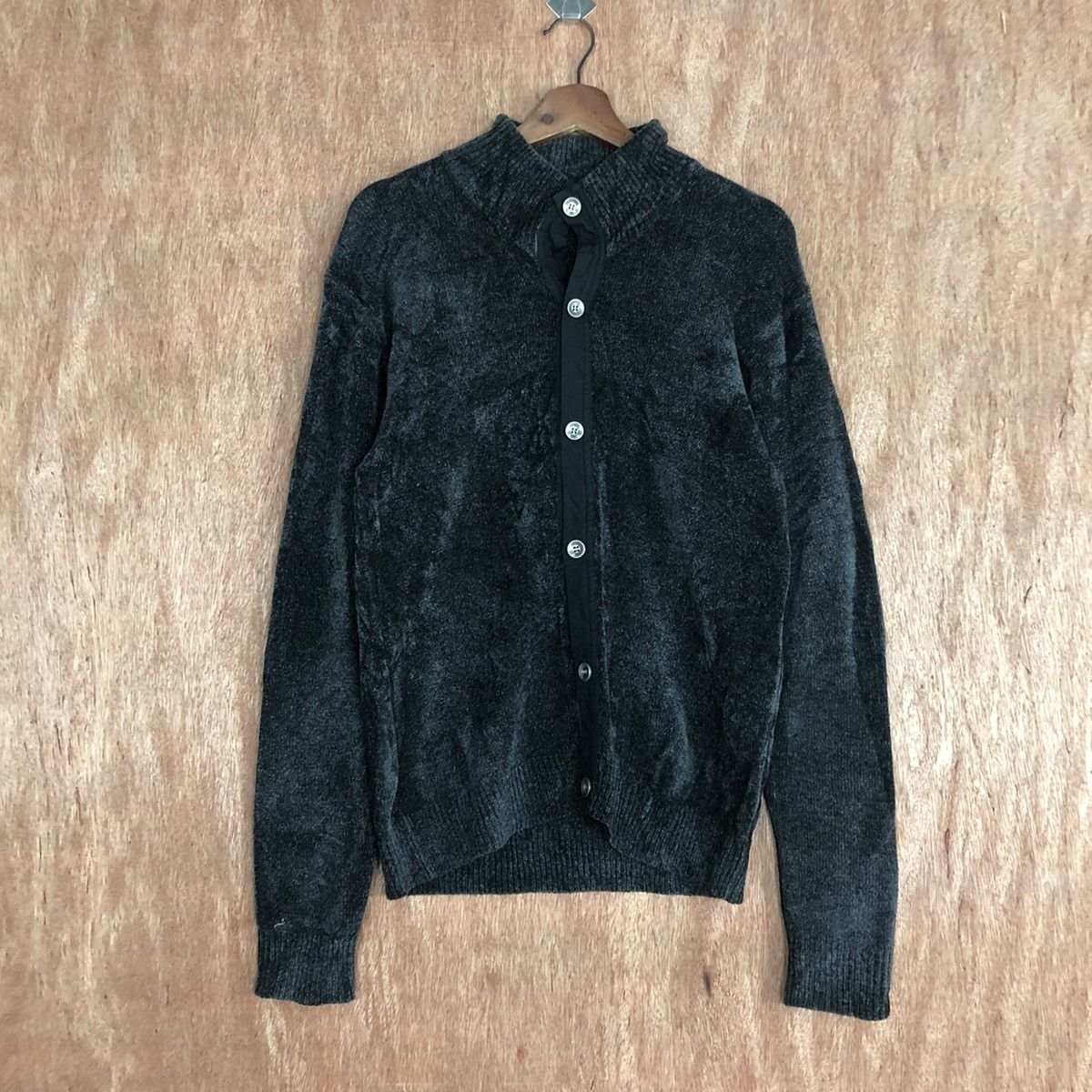 Comme Ca Ism DLL Comme Ca Ism Grey Knitwear cardigan #c597 Size US M / EU 48-50 / 2 - 1 Thumbnail