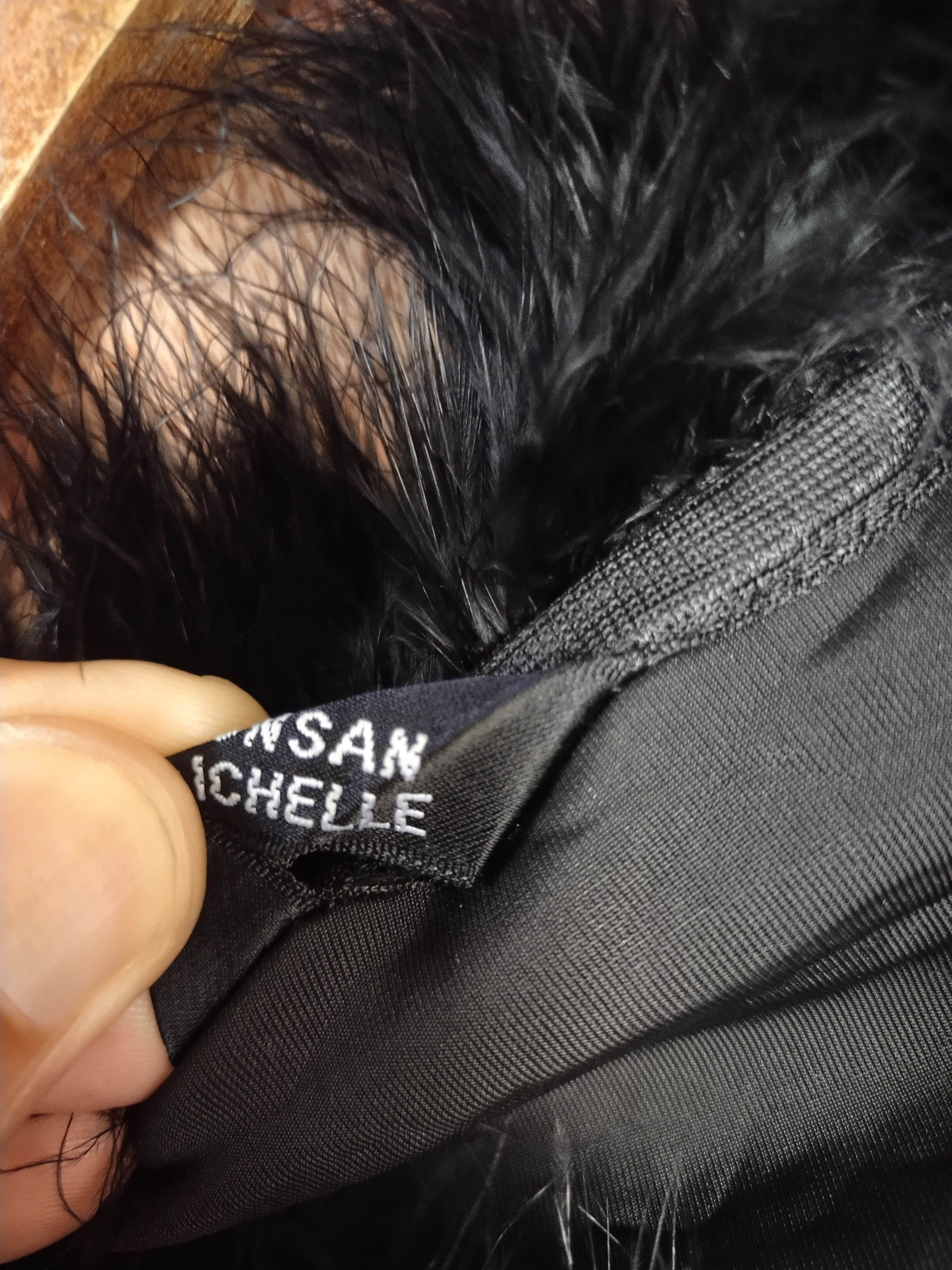 Homespun Knitwear Onsan Ichelle black fur mohair cloaks capes #162 Size US M / EU 48-50 / 2 - 5 Thumbnail