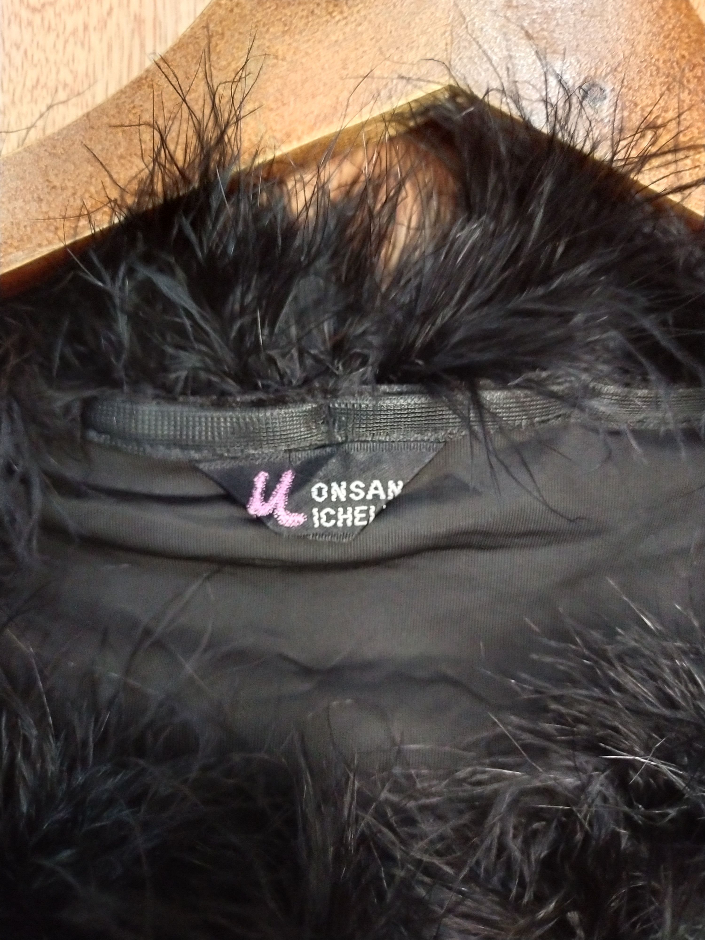 Homespun Knitwear Onsan Ichelle black fur mohair cloaks capes #162 Size US M / EU 48-50 / 2 - 4 Thumbnail